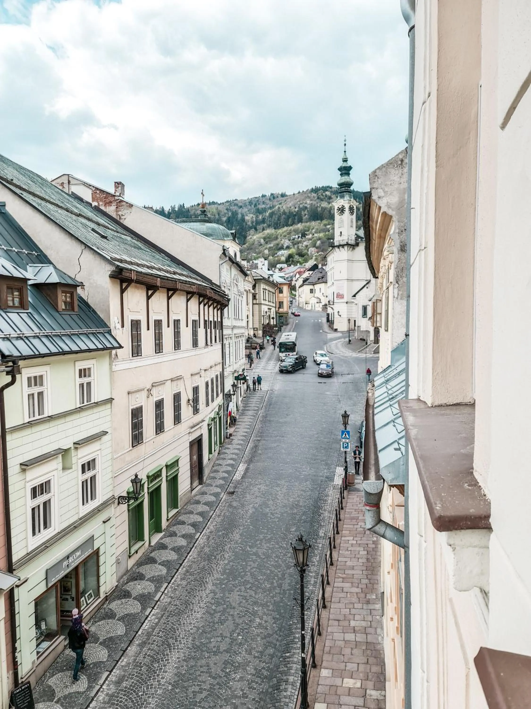 Property building in Divná pani Luxury Gallery Rooms