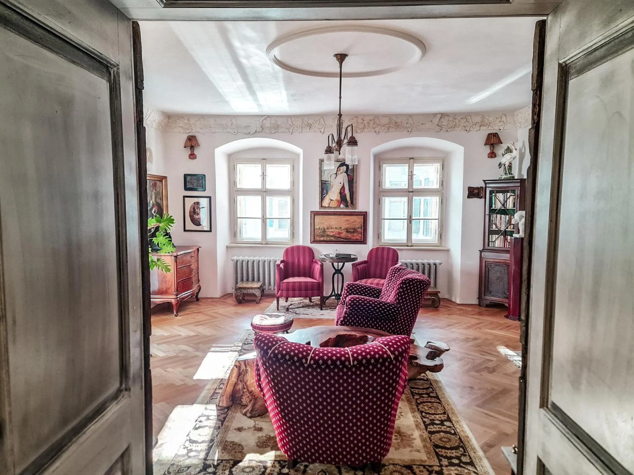 Living room in Divná pani Luxury Gallery Rooms