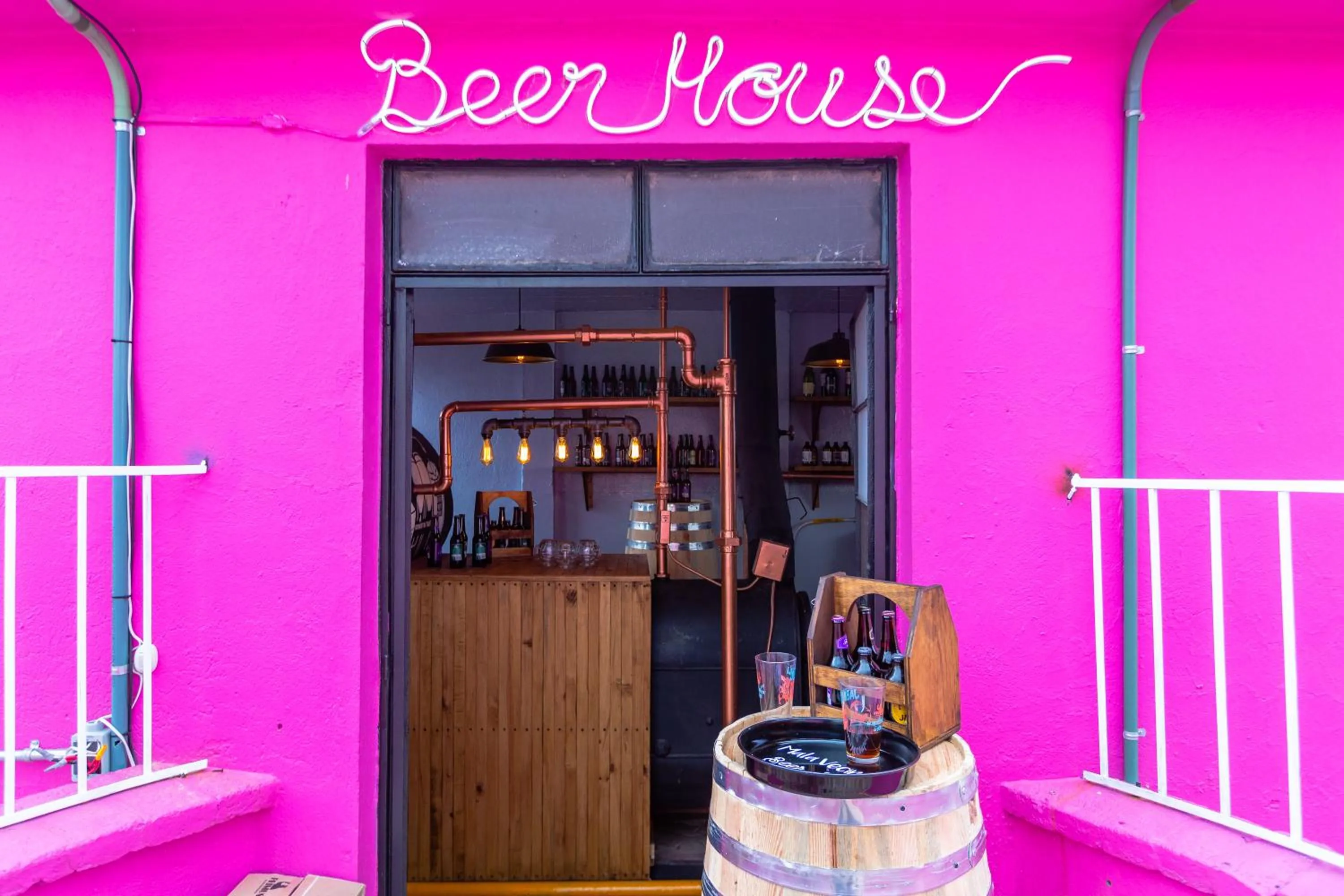 Balcony/Terrace in Mala Vecindad Beer Hotel