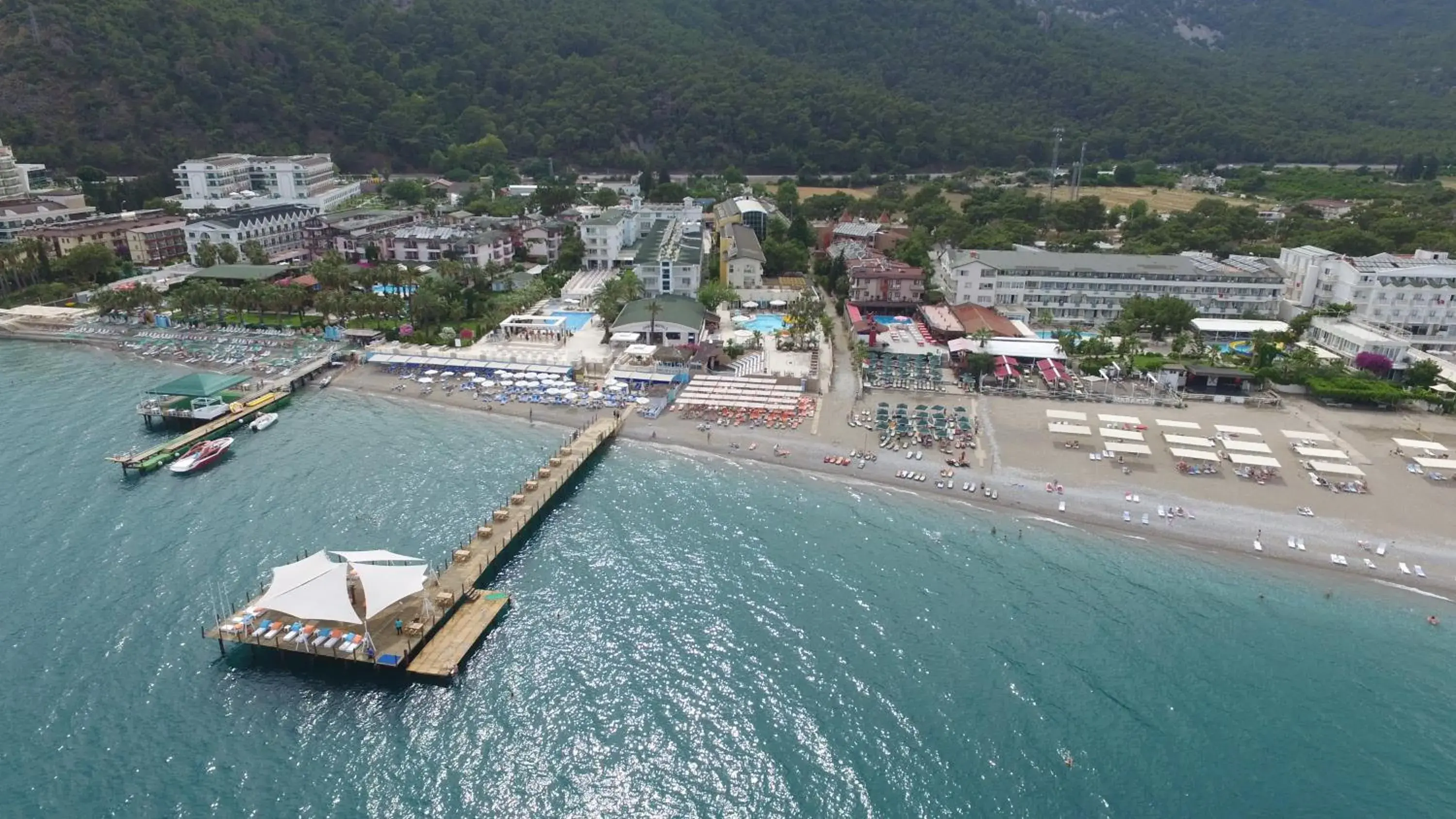 Bird's eye view in Club Hotel Sunbel Bird's eye view in Club Hotel Sunbel