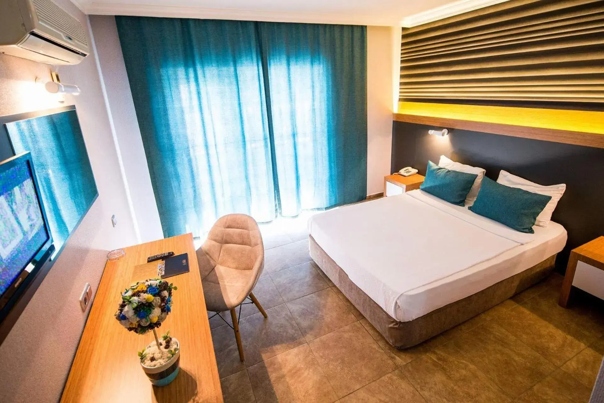 Bed in Club Hotel Sunbel Bed in Club Hotel Sunbel