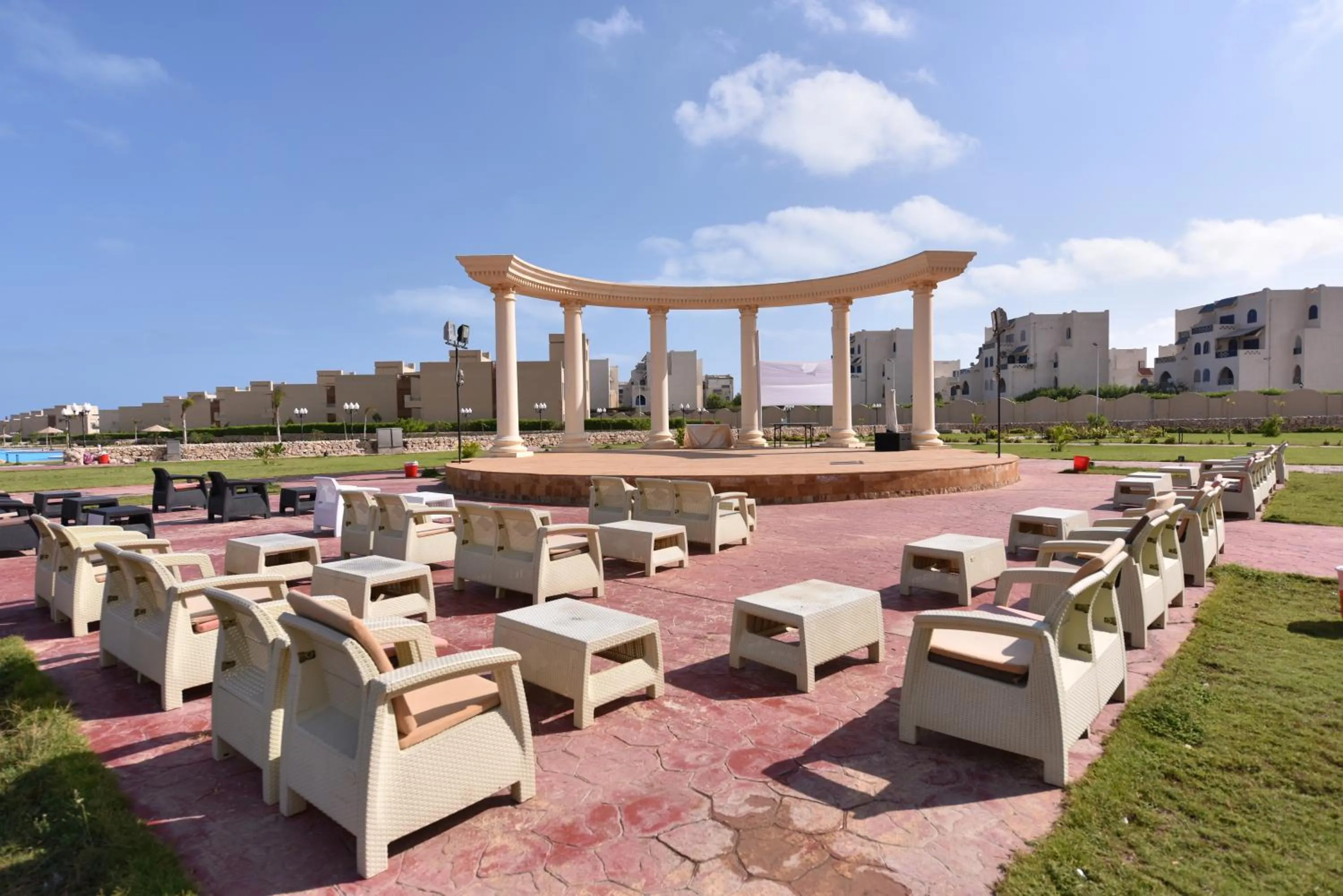 Patio in Tolip North Coast Hotel