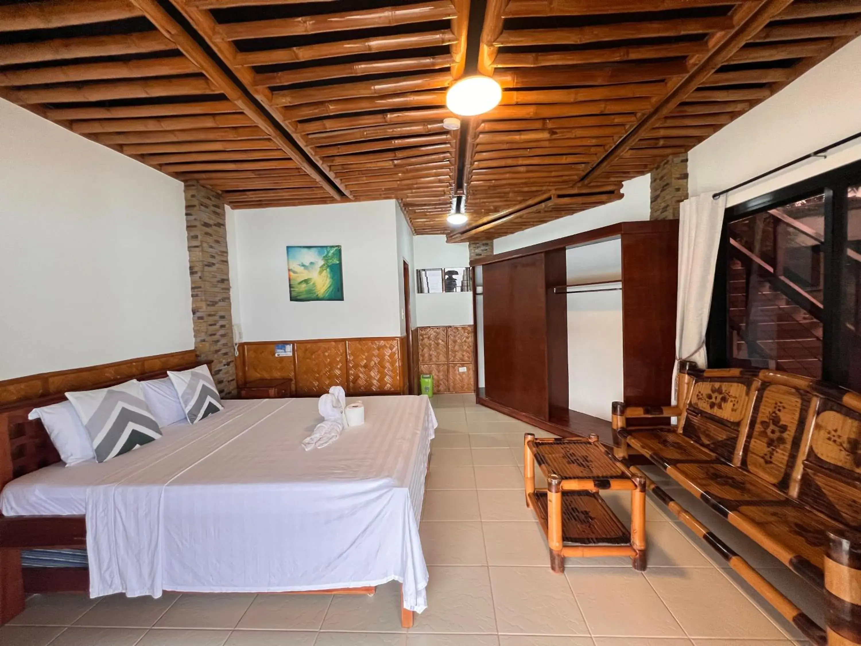 Bed in Villa de Pico Highland Beach Resort Bed in Villa de Pico Highland Beach Resort