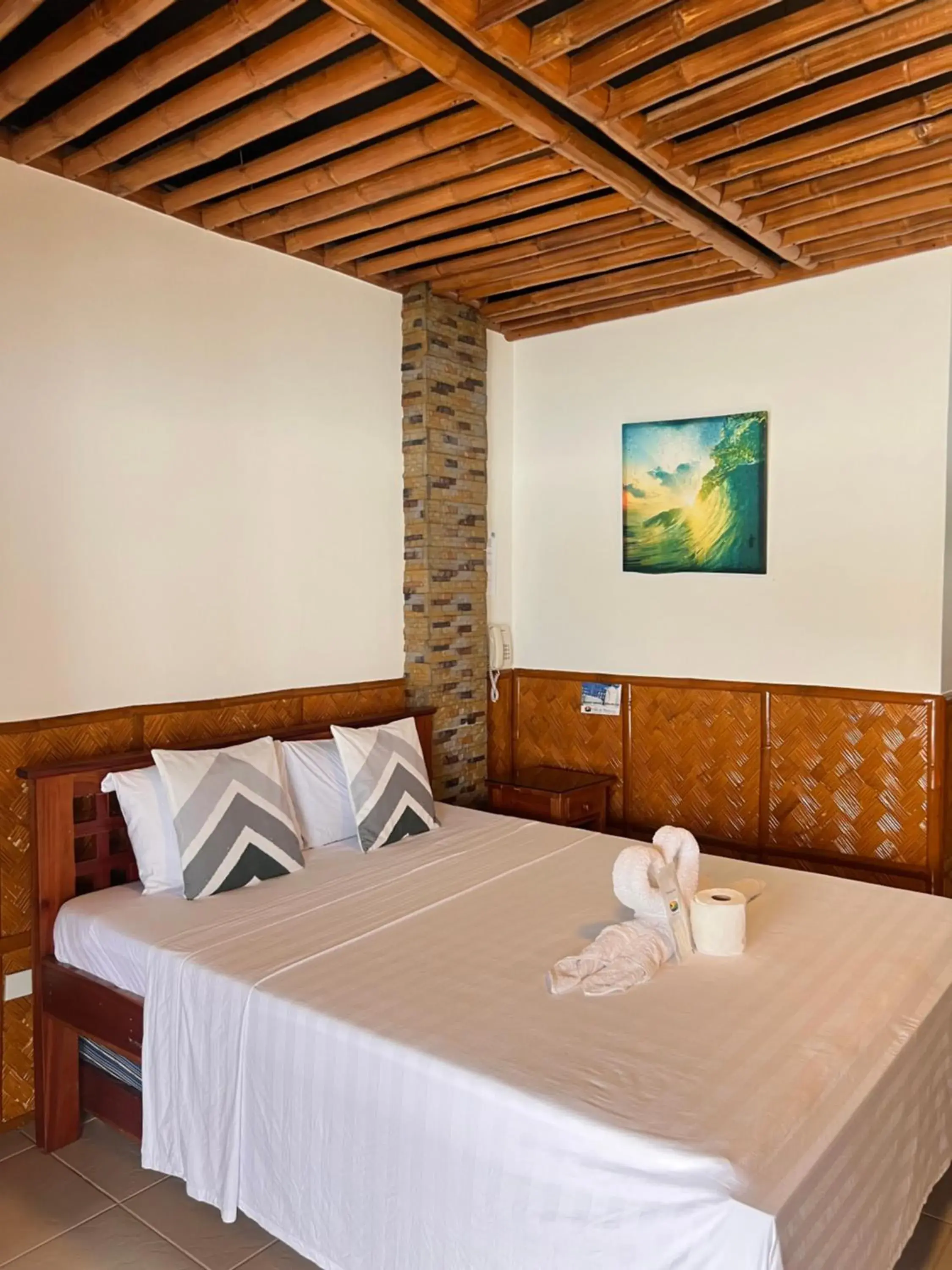 Bed in Villa de Pico Highland Beach Resort Bed in Villa de Pico Highland Beach Resort