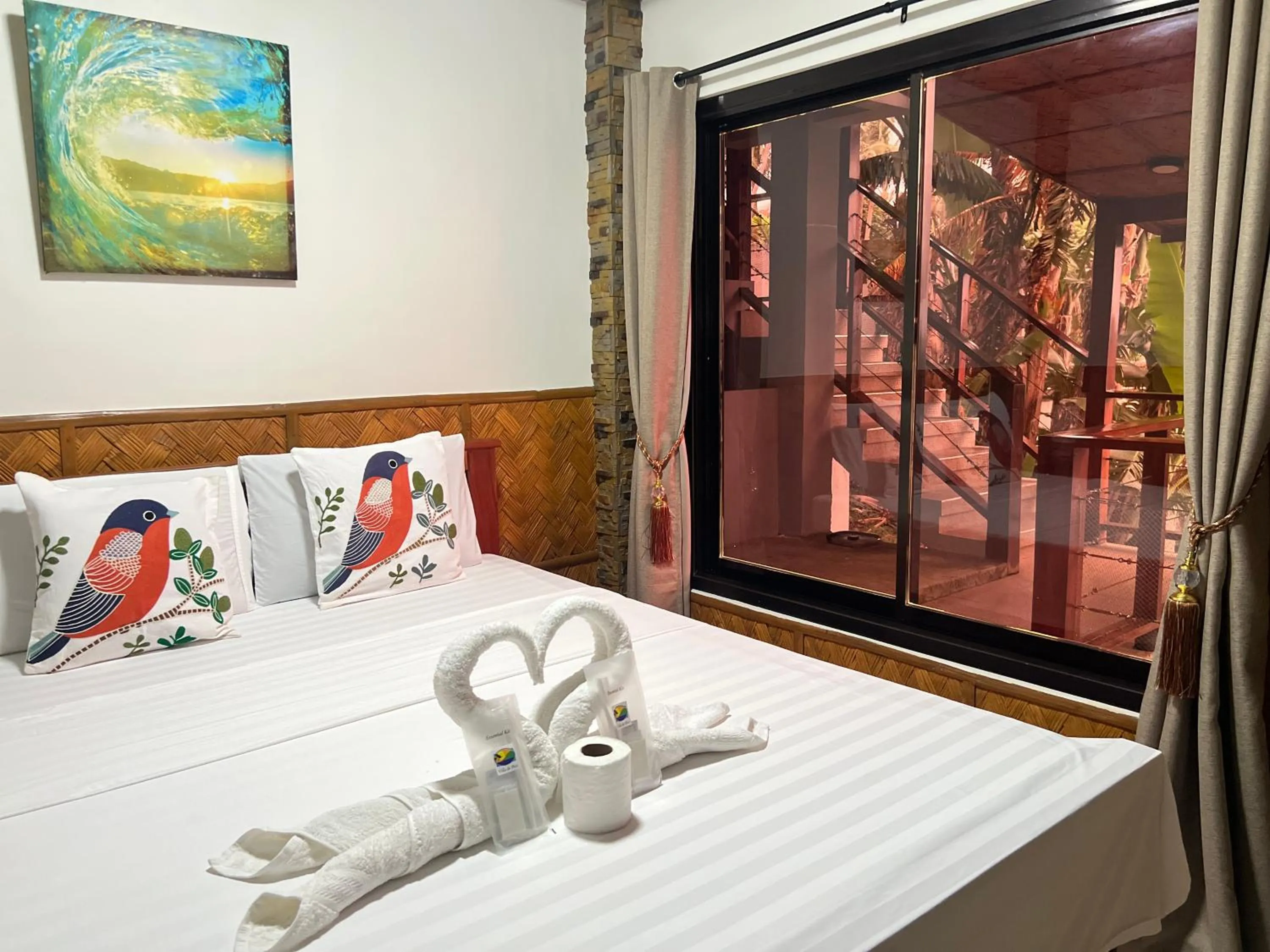 Bed in Villa de Pico Highland Beach Resort