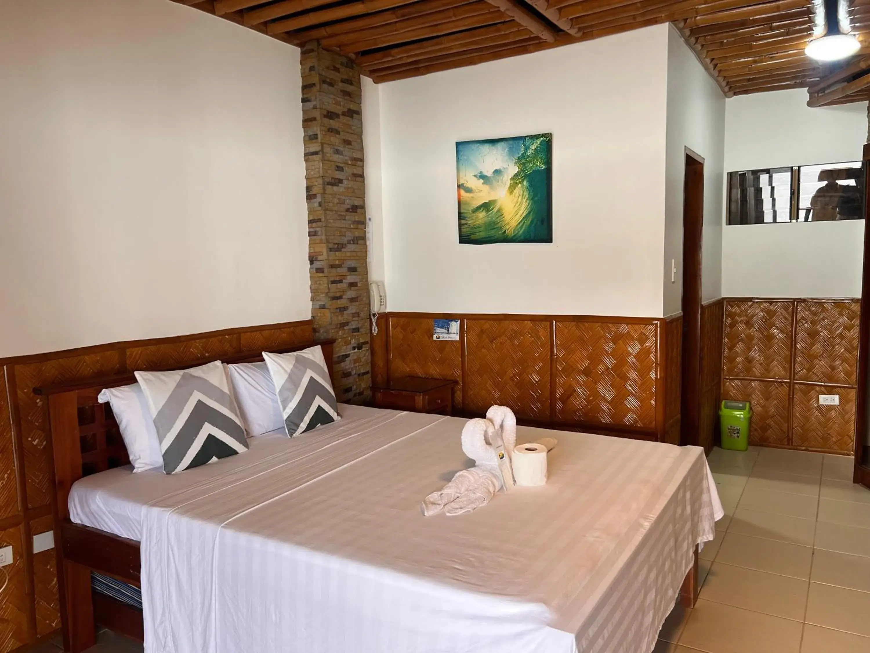 Bed in Villa de Pico Highland Beach Resort Bed in Villa de Pico Highland Beach Resort