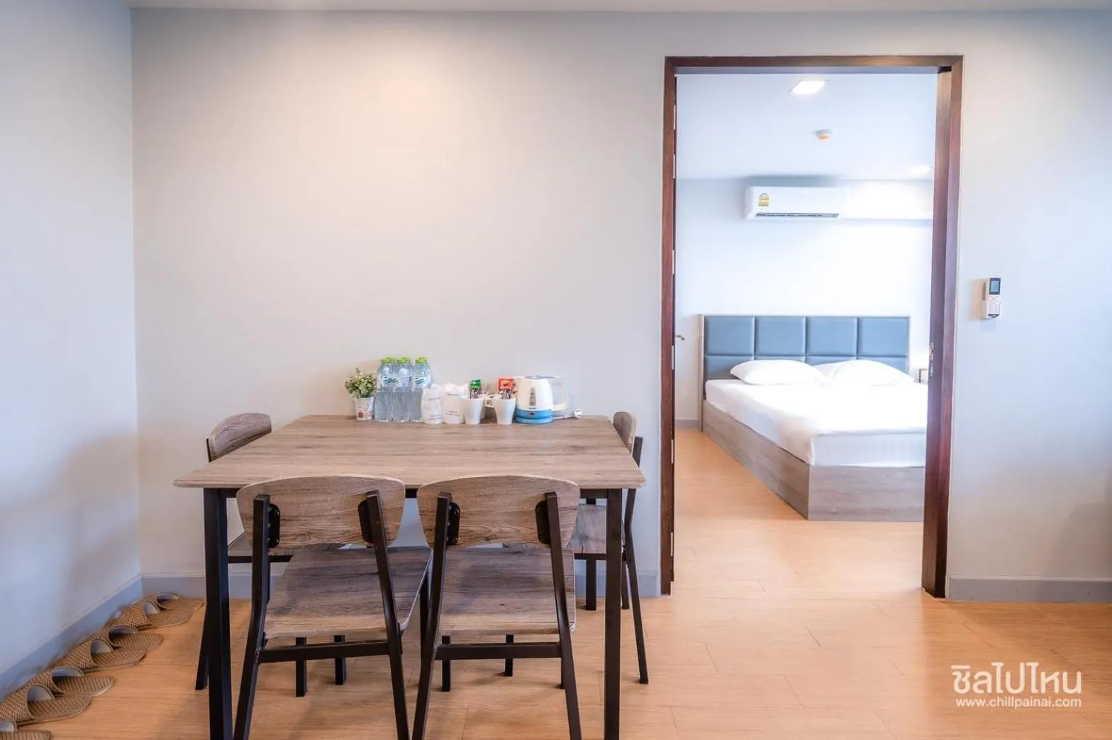 Bed in ONPA Hotel & Residence Bangsaen