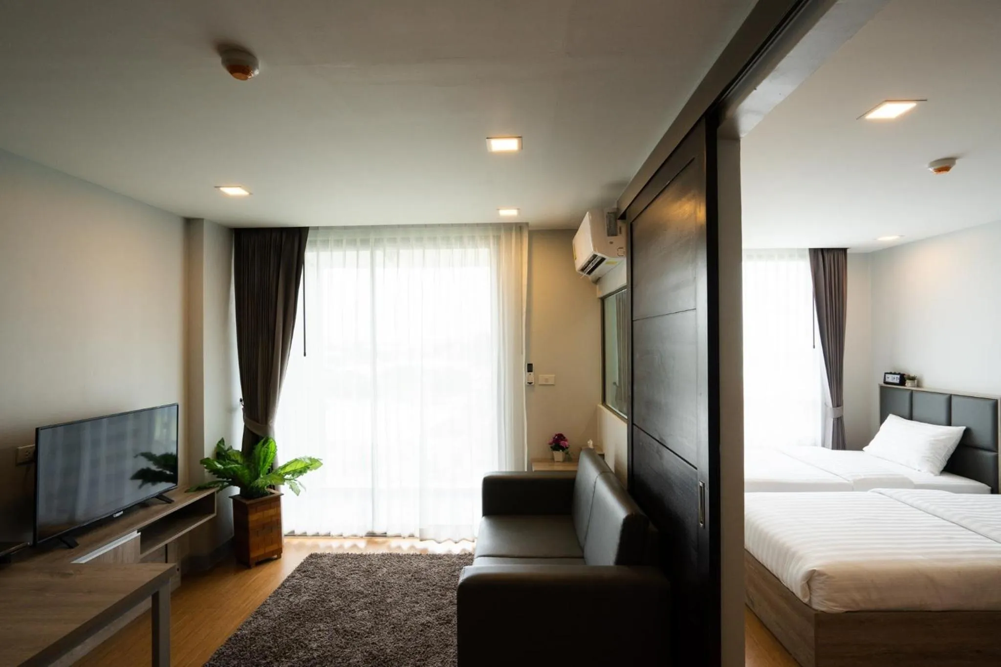Bed in ONPA Hotel & Residence Bangsaen
