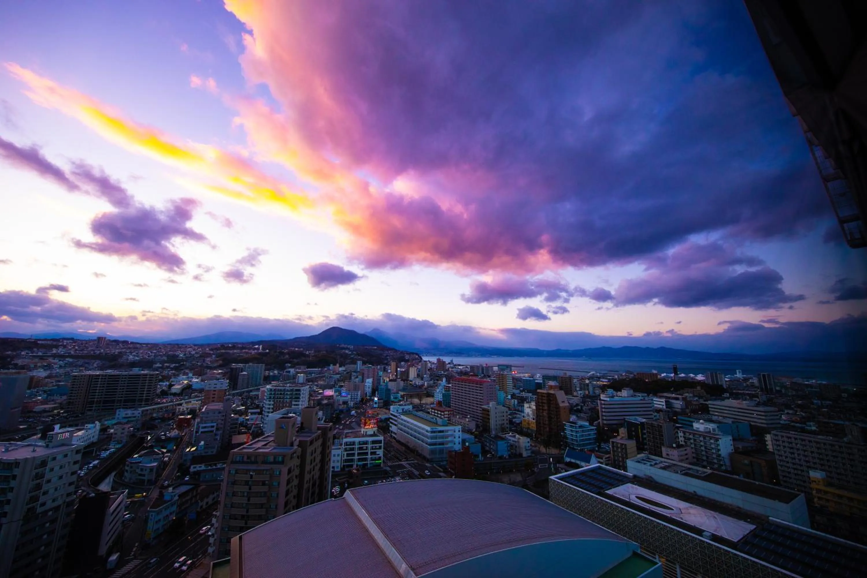 City view in Hotel Nikko Oita Oasis Tower
