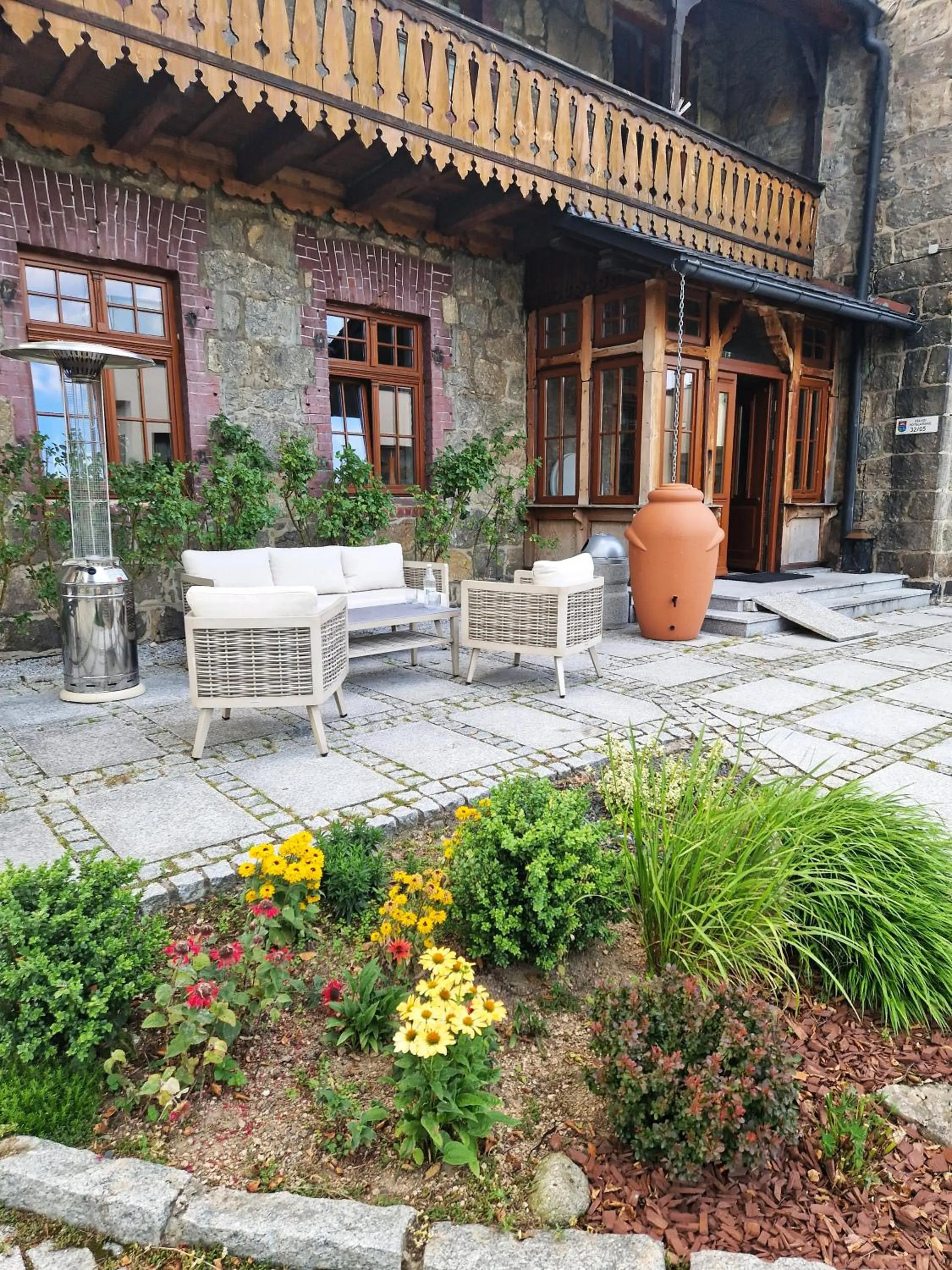 Garden in Zamek Księża Góra