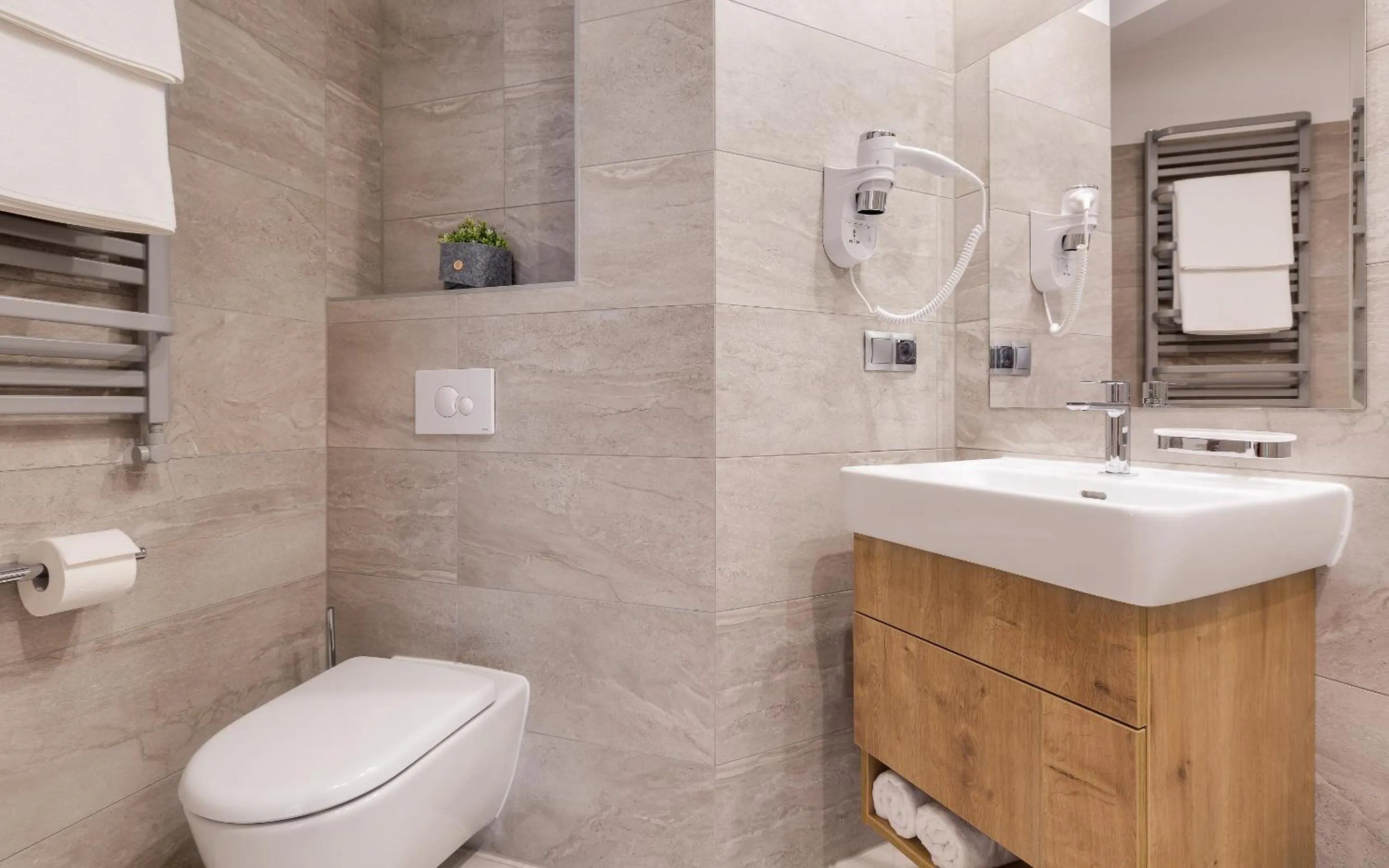 Bathroom in Zamek Księża Góra