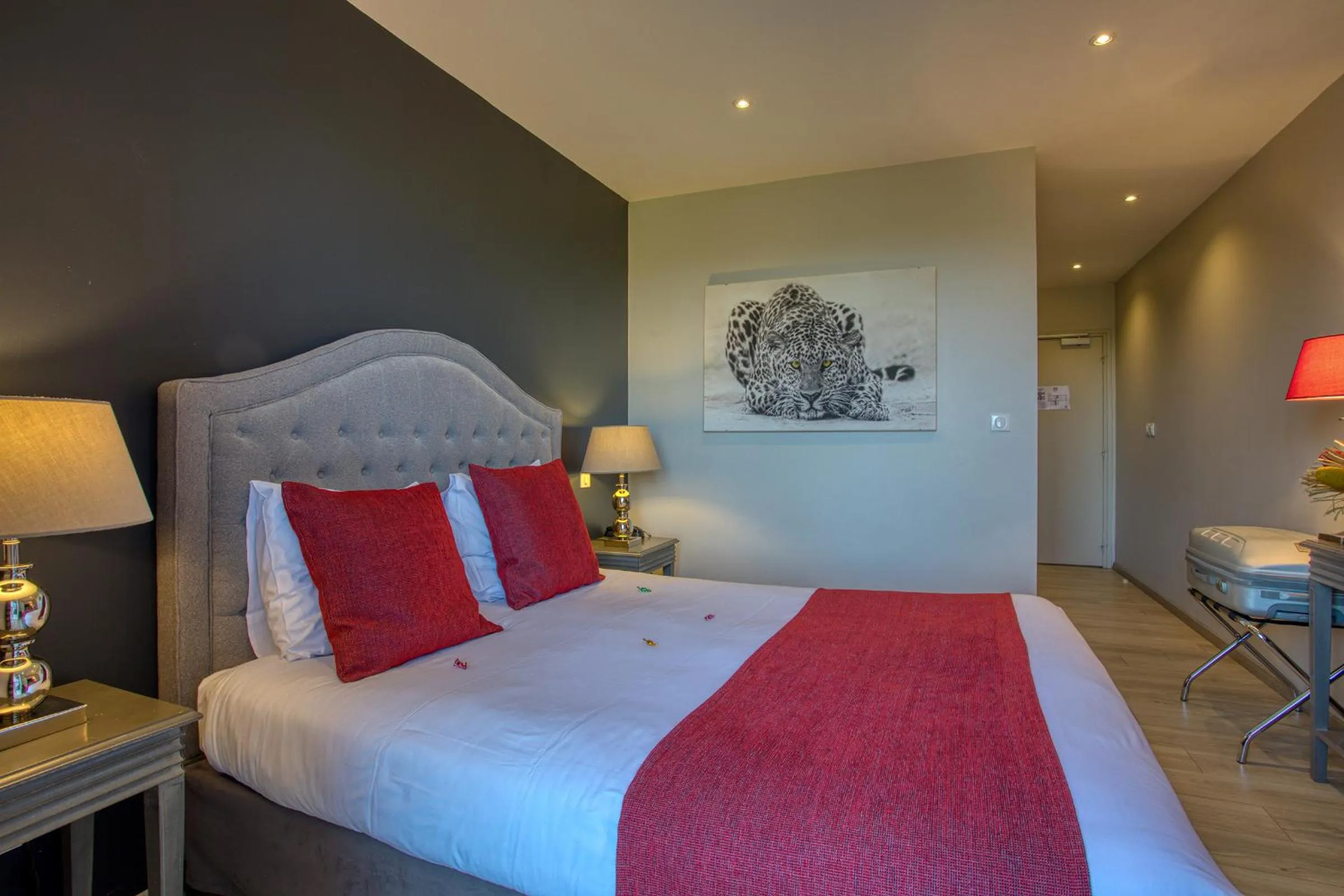 Bed in Hôtel & restaurant Le Meysset