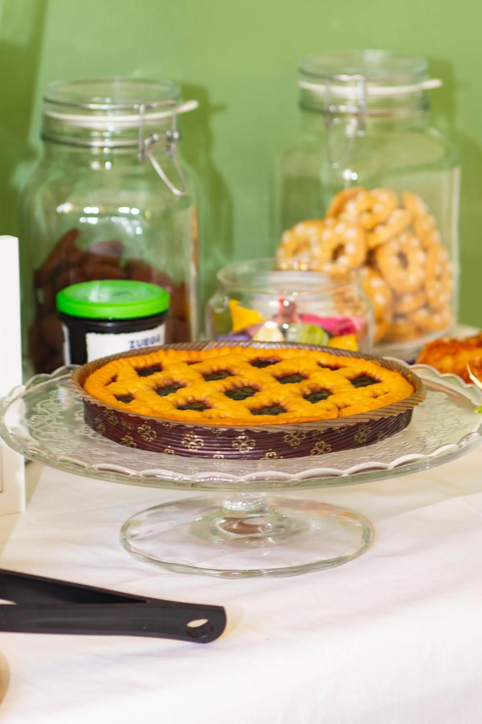 Communal kitchen in La bicicletta Rossa B&B