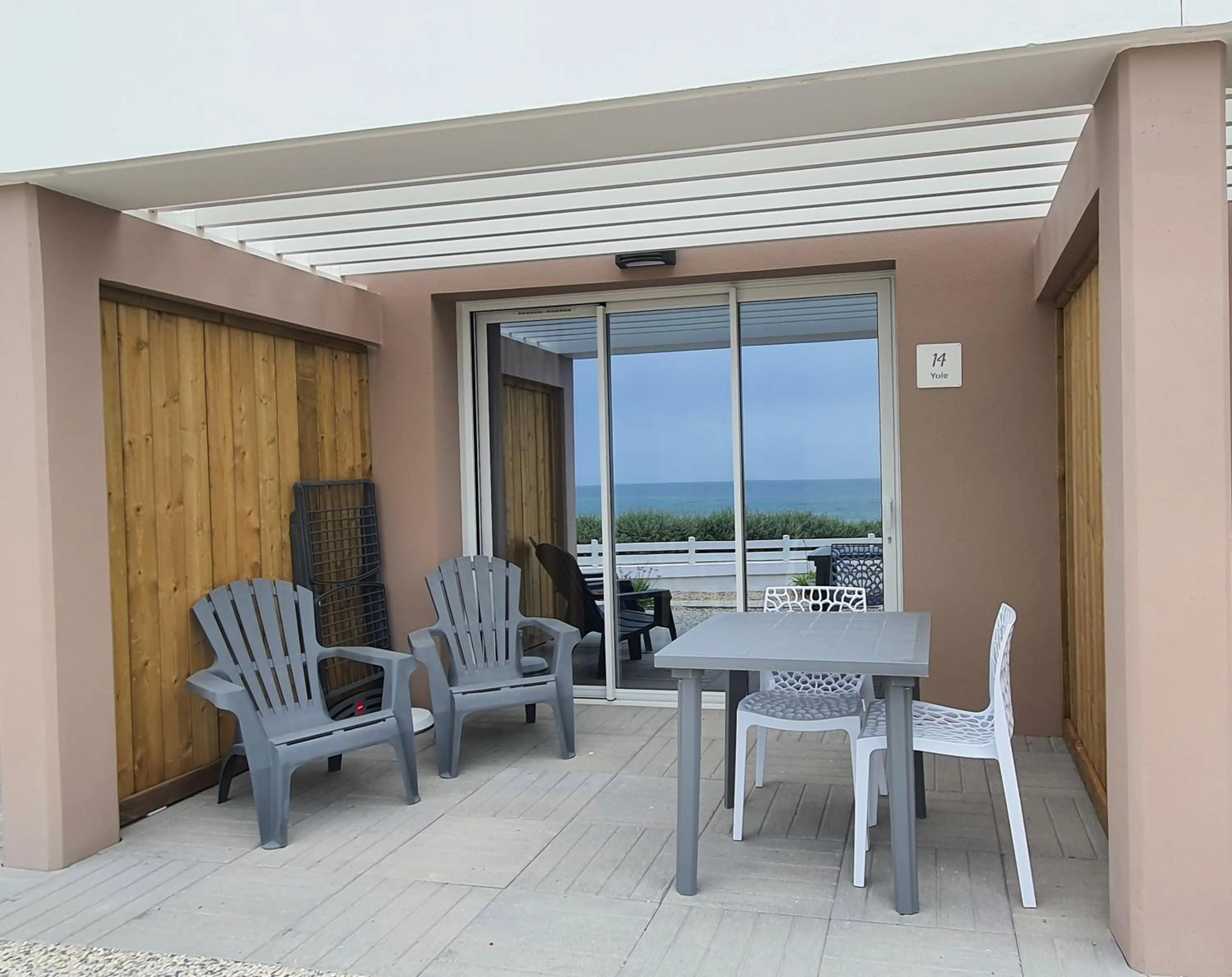 Balcony/Terrace in La Vigie Vacances