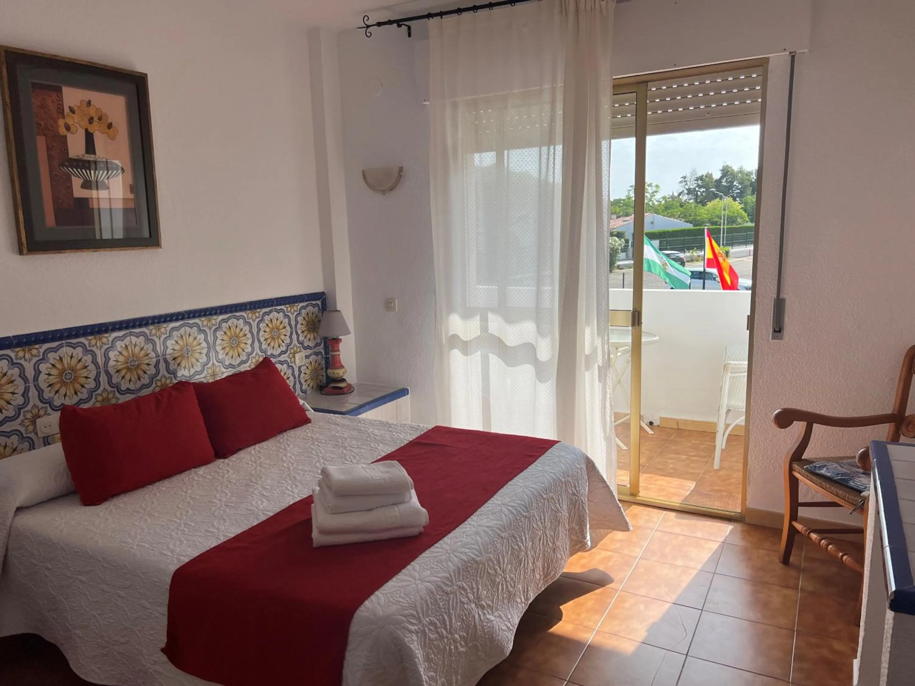 Bed in Hotel Matalascañas