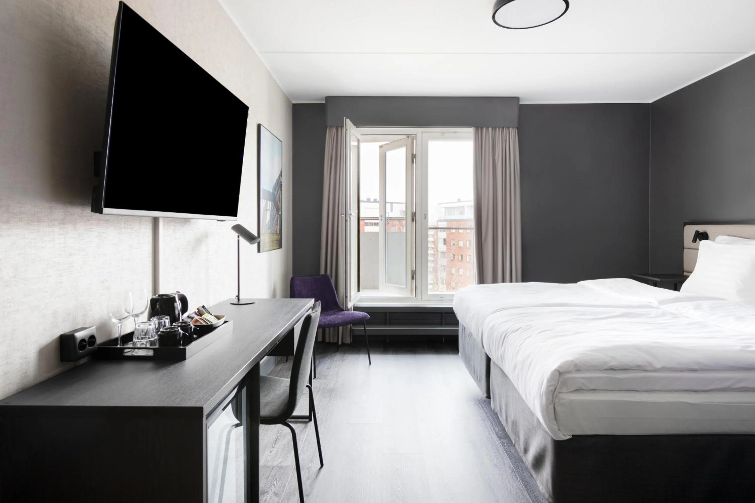 TV and multimedia, Bed in Original Sokos Hotel Vantaa