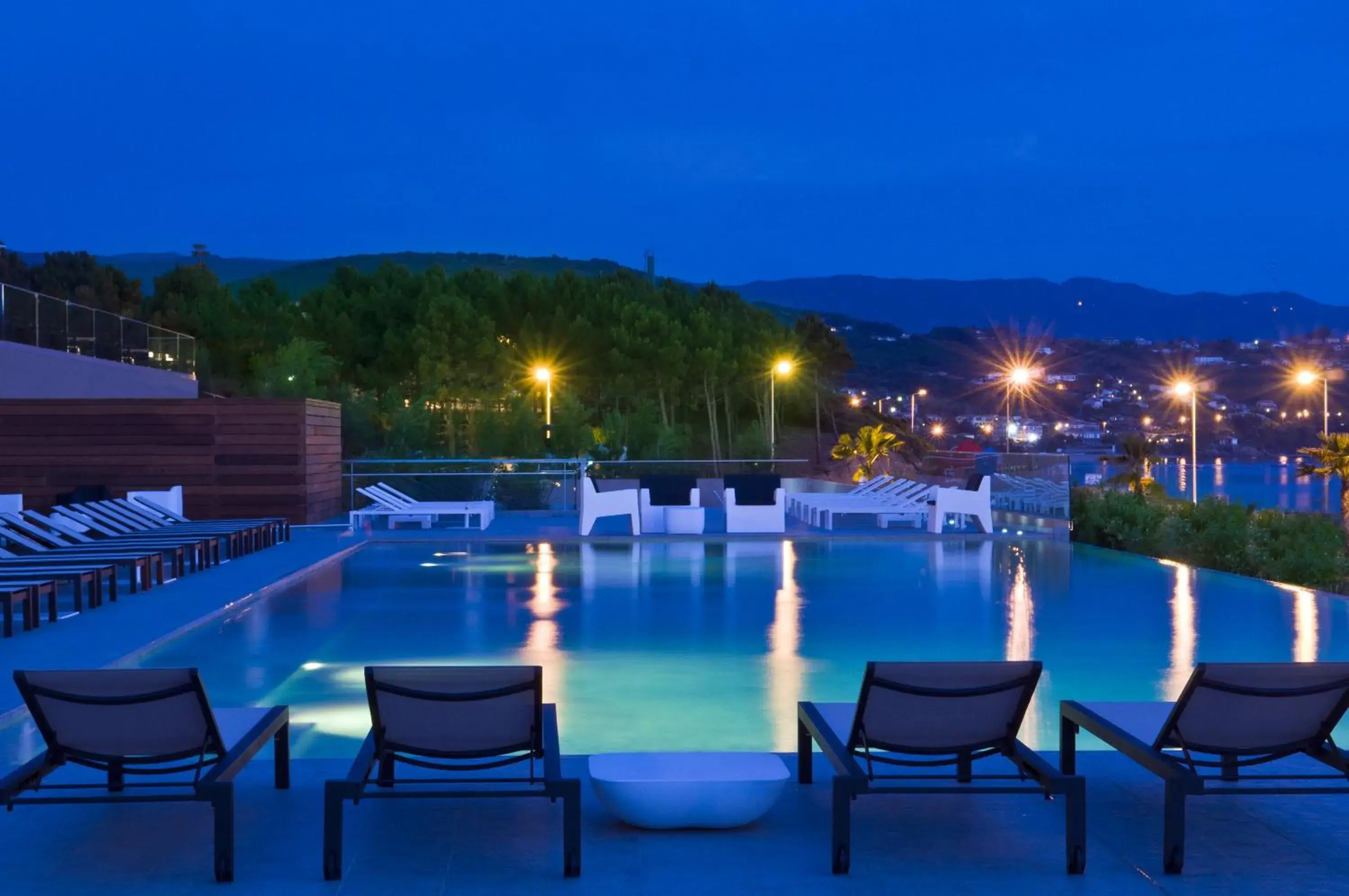 Swimming pool in Radisson Blu Resort & Spa, Ajaccio Bay Swimming pool in Radisson Blu Resort & Spa, Ajaccio Bay