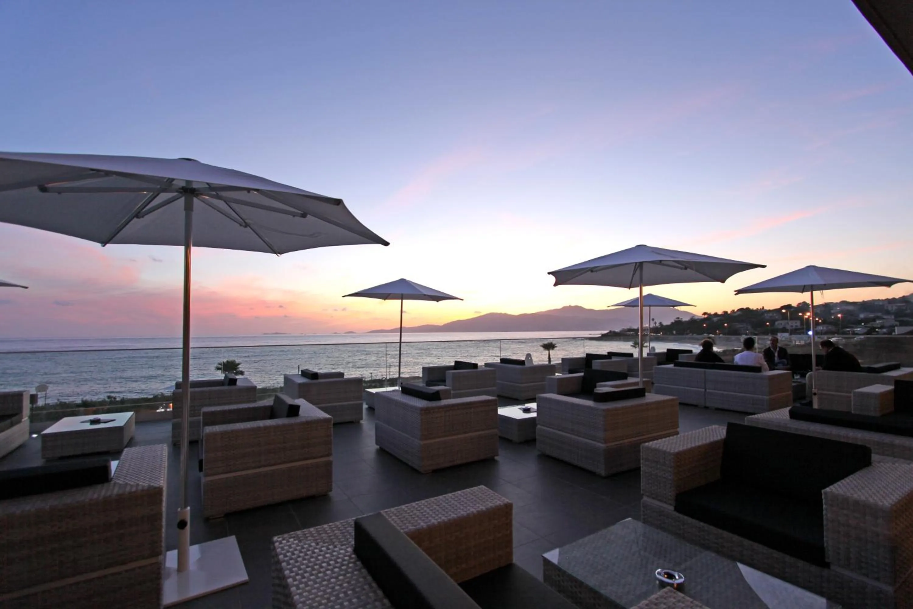 Patio in Radisson Blu Resort & Spa, Ajaccio Bay