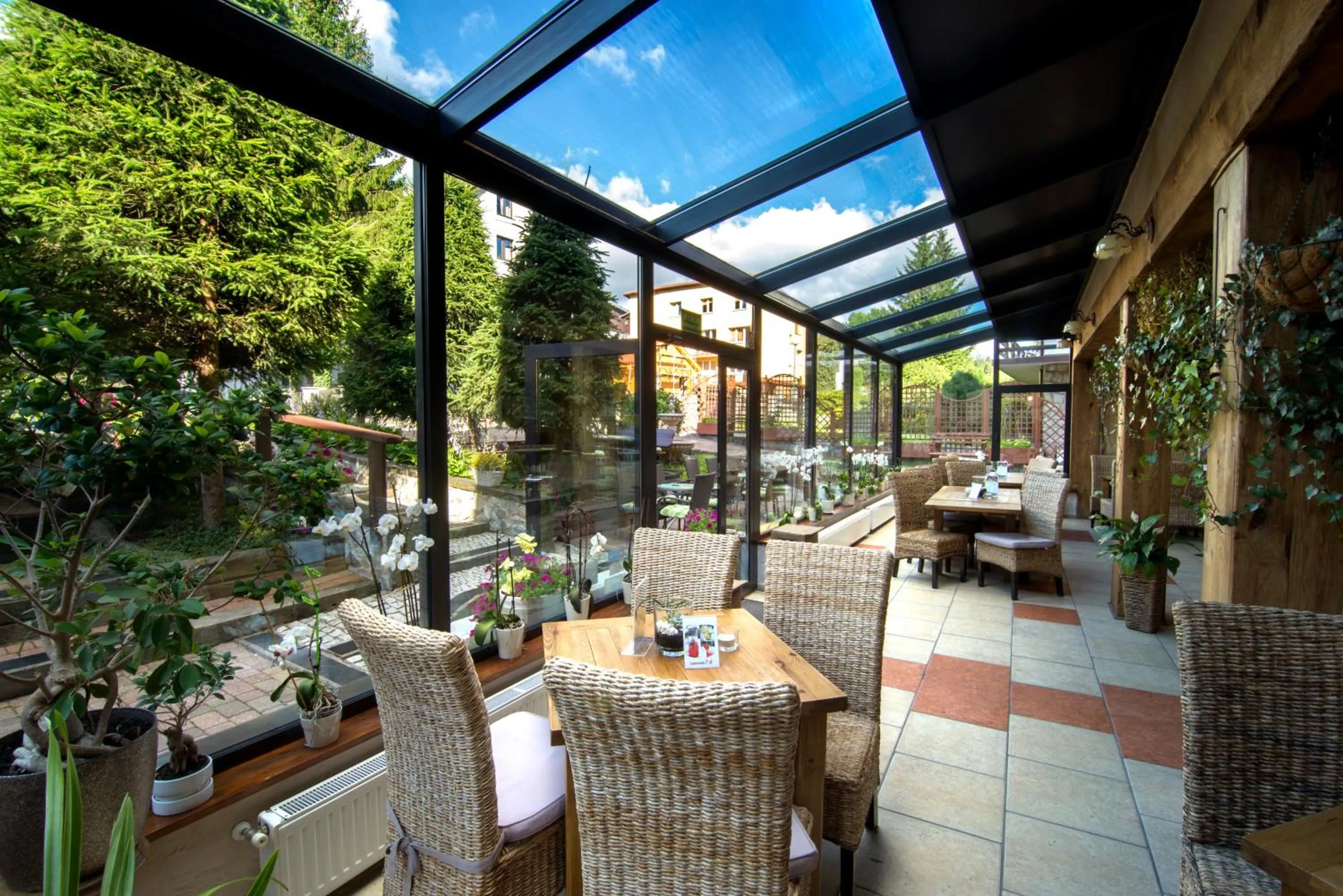 Patio in Hotel Pod Szrenicą
