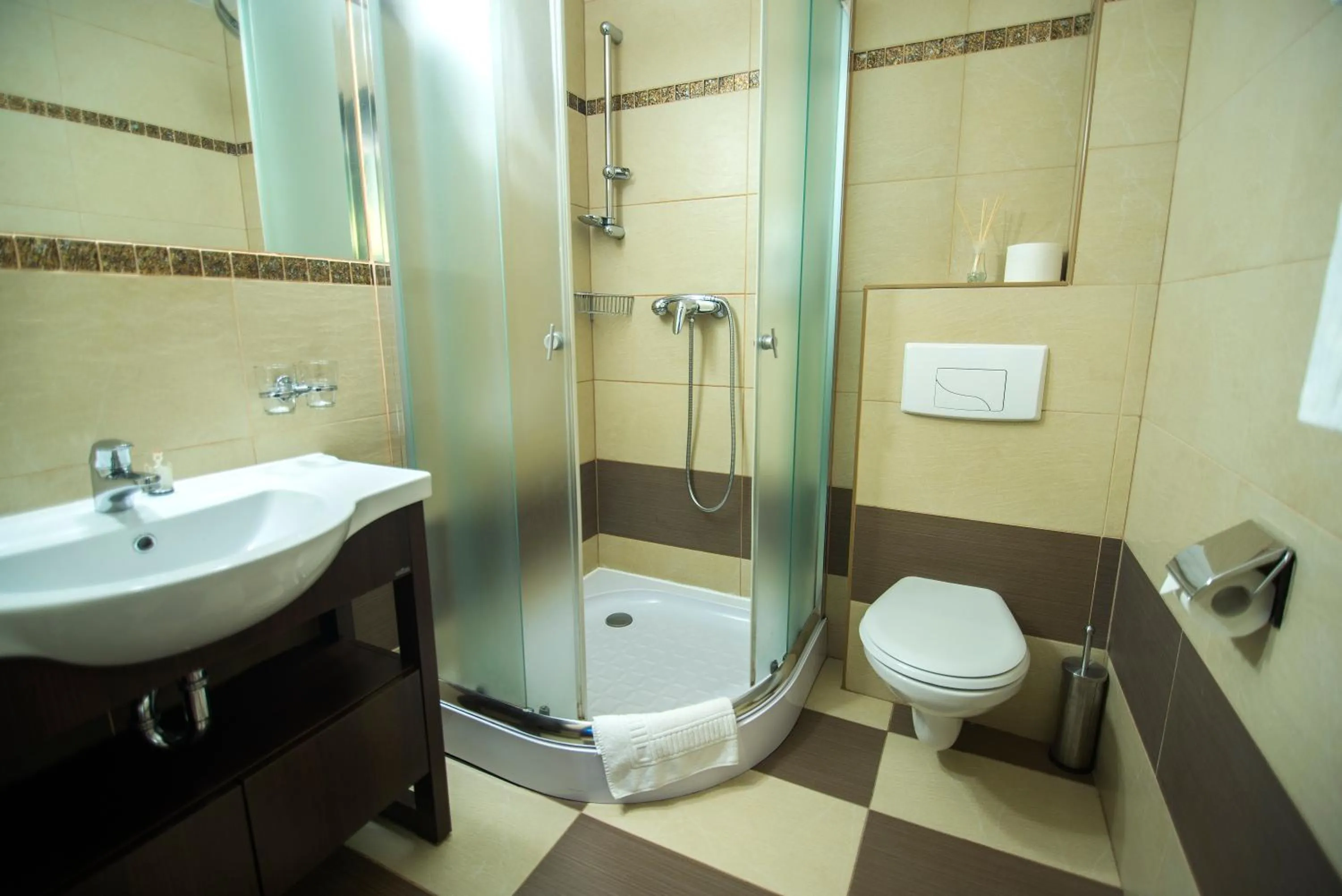 Shower in Hotel Pod Szrenicą