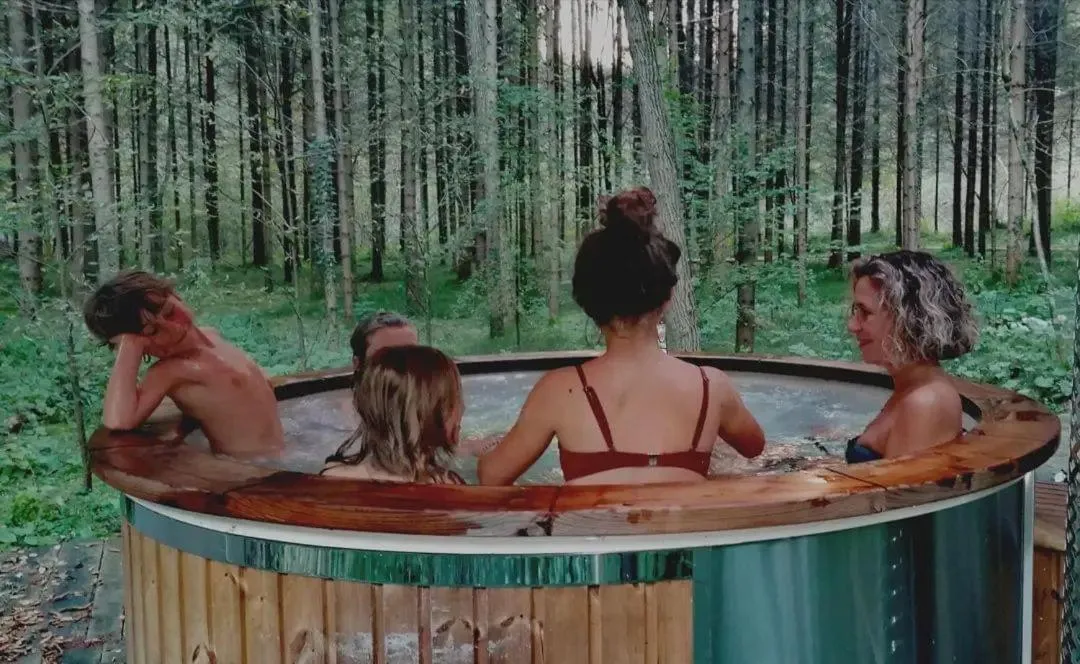 Hot Tub in Alla Casetta B&B