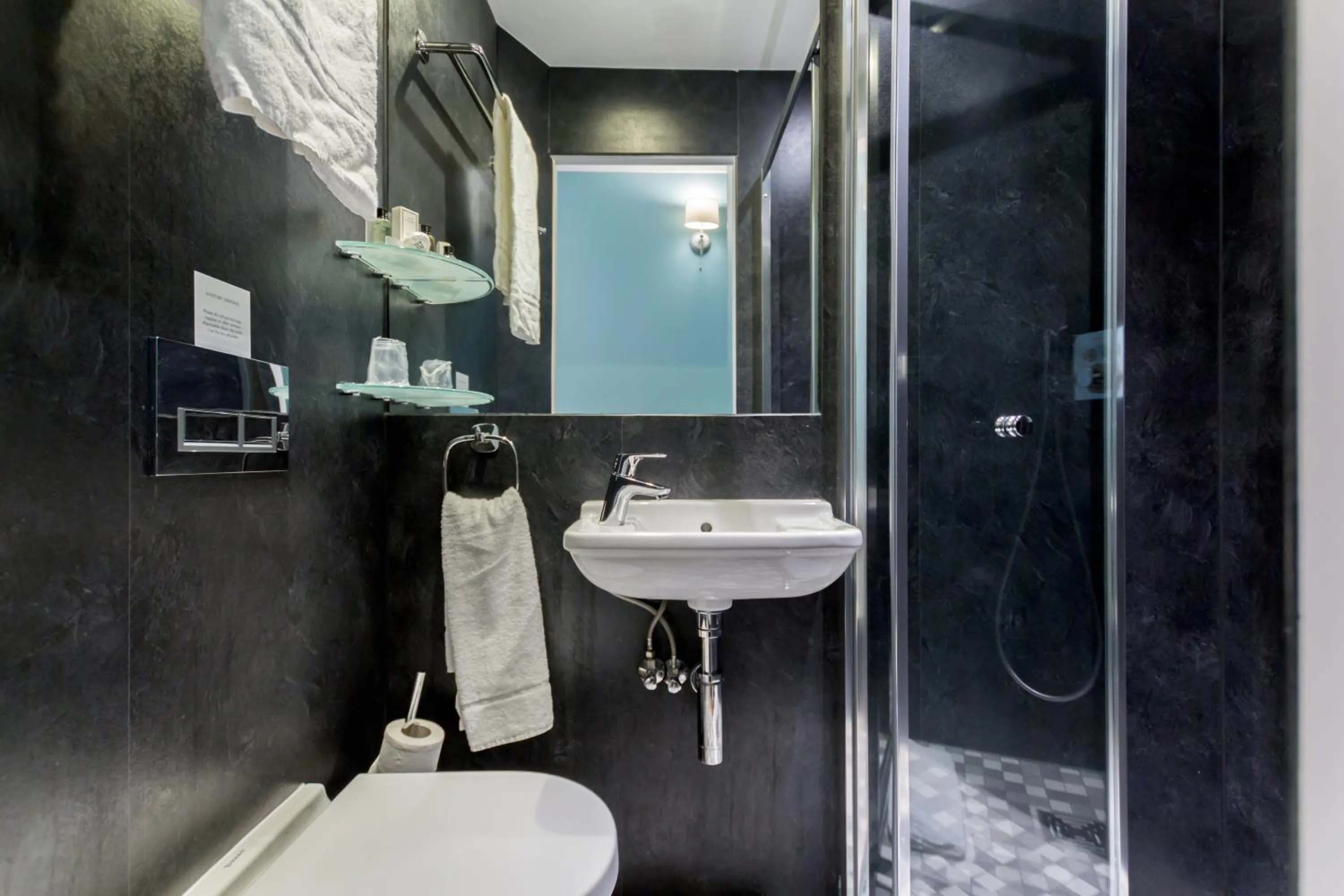 Bathroom in Arosfa Hotel London by Compass Hospitality