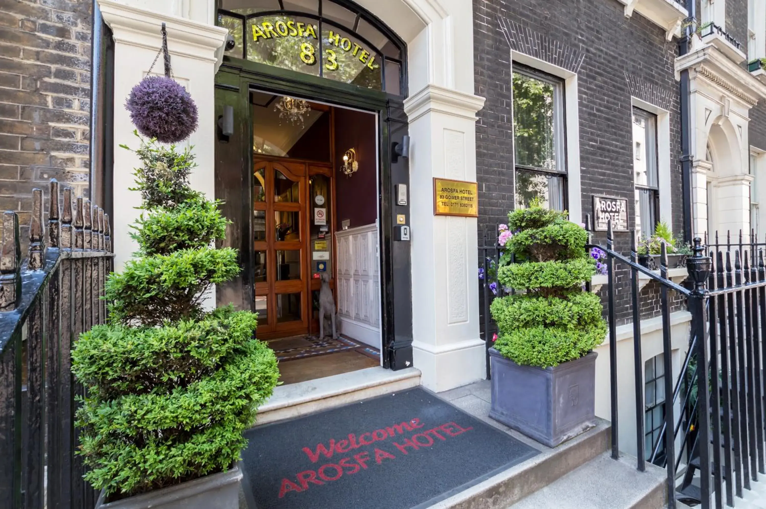 Facade/entrance in Arosfa Hotel London by Compass Hospitality Facade/entrance in Arosfa Hotel London by Compass Hospitality