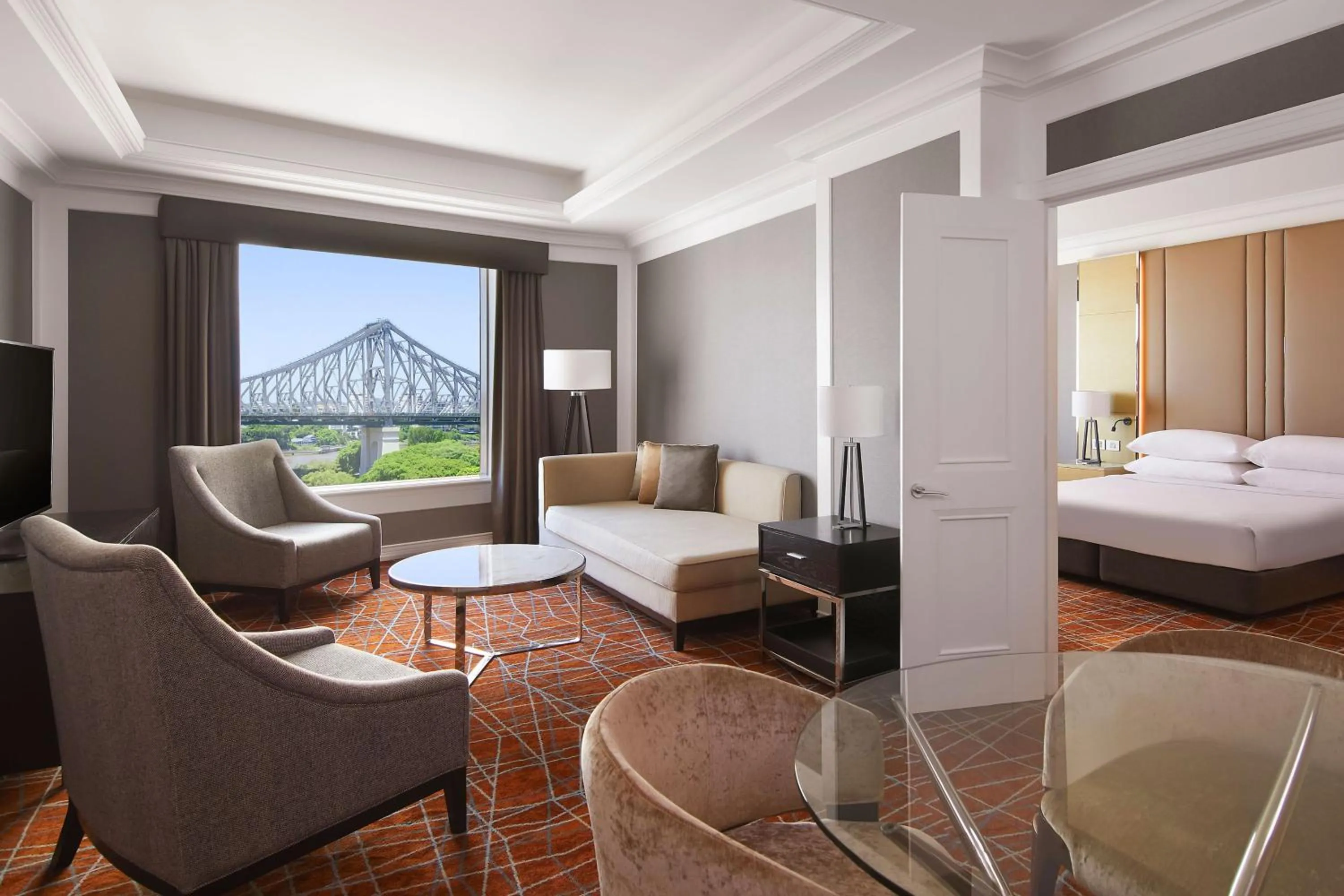 Photo of the whole room, Bed in Brisbane Marriott Hotel