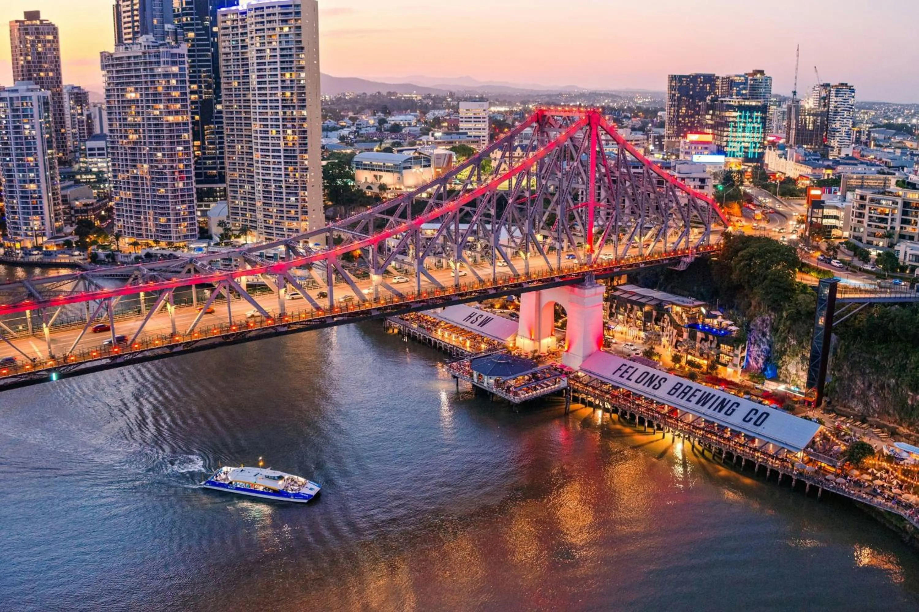 View (from property/room) in Brisbane Marriott Hotel