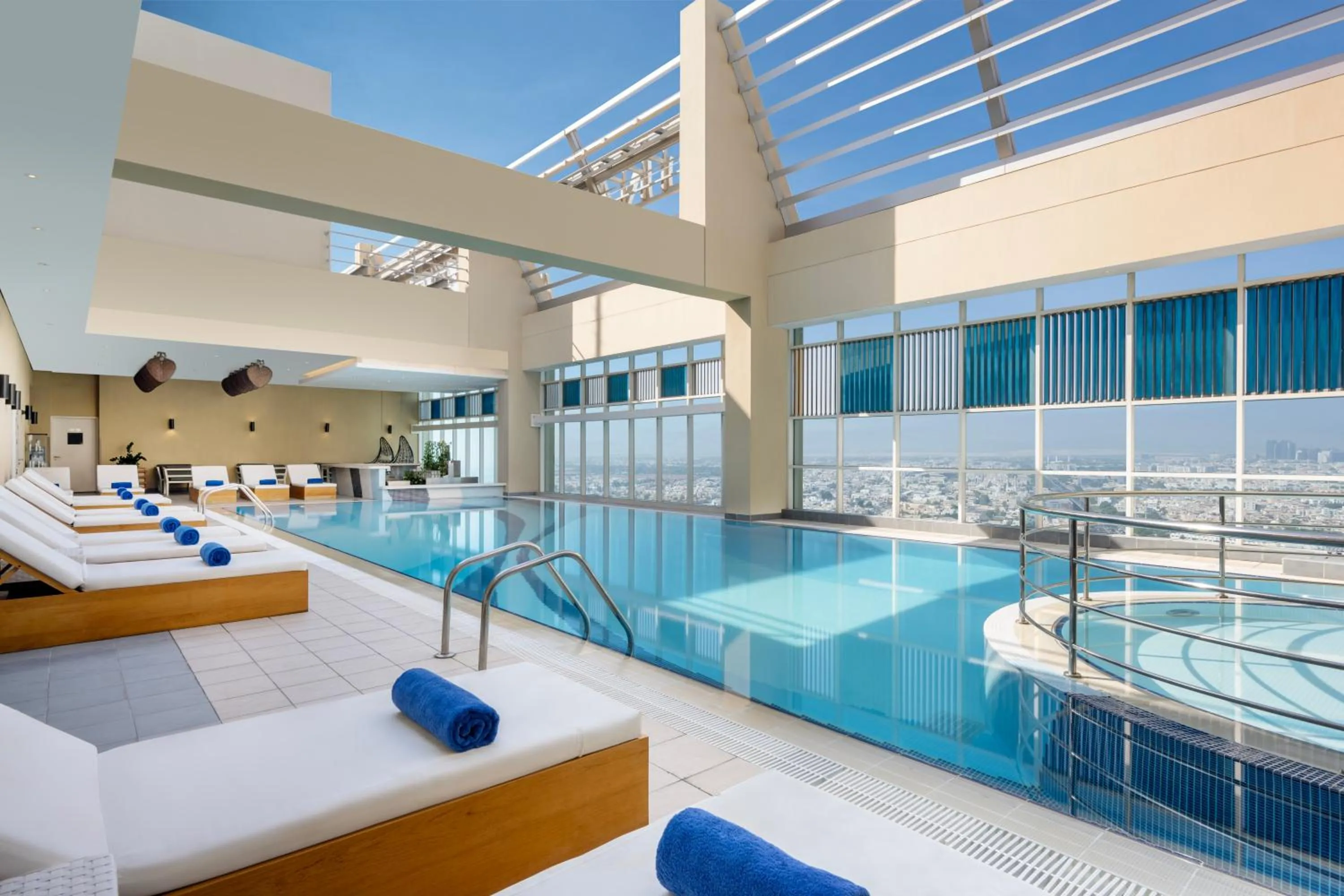 Swimming pool in Grand Millennium Al Wahda Executive Apartments