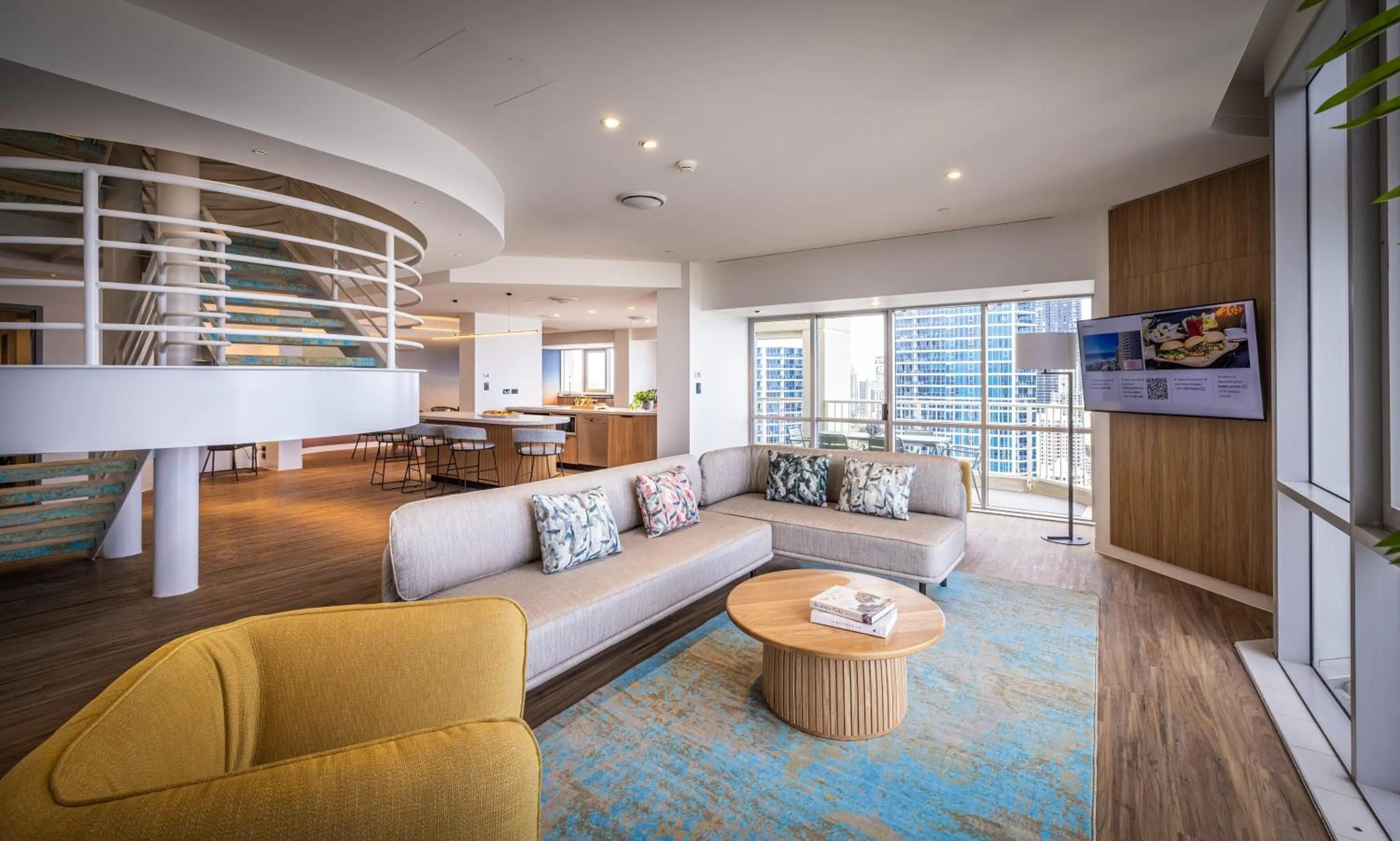 Living room in Novotel Surfers Paradise