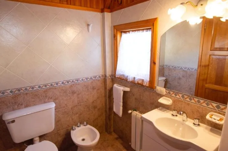 Bathroom in Cabañas Del Lacar