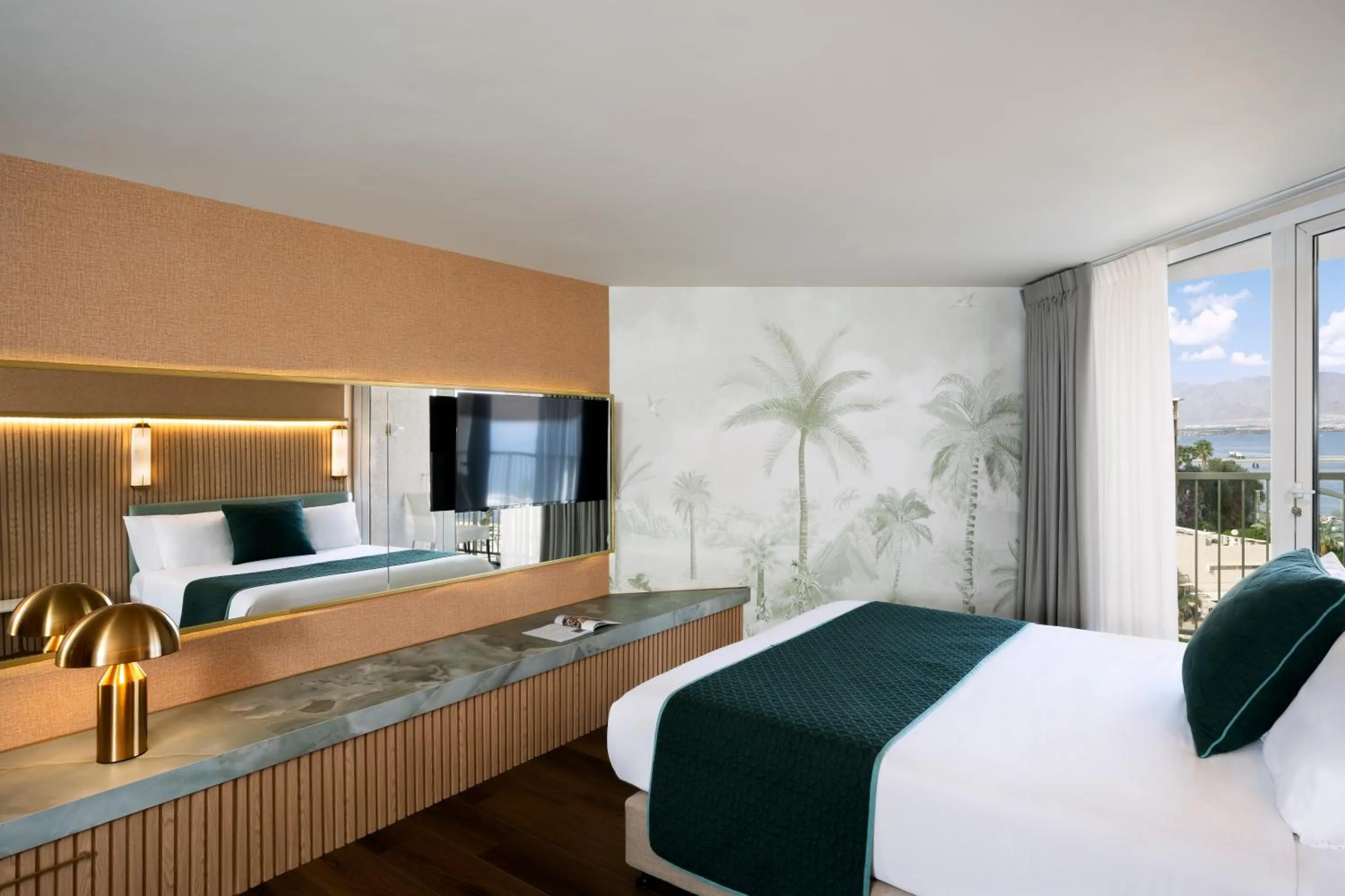 Bedroom, Bed in U Coral Beach Club Eilat – Ultra All inclusive