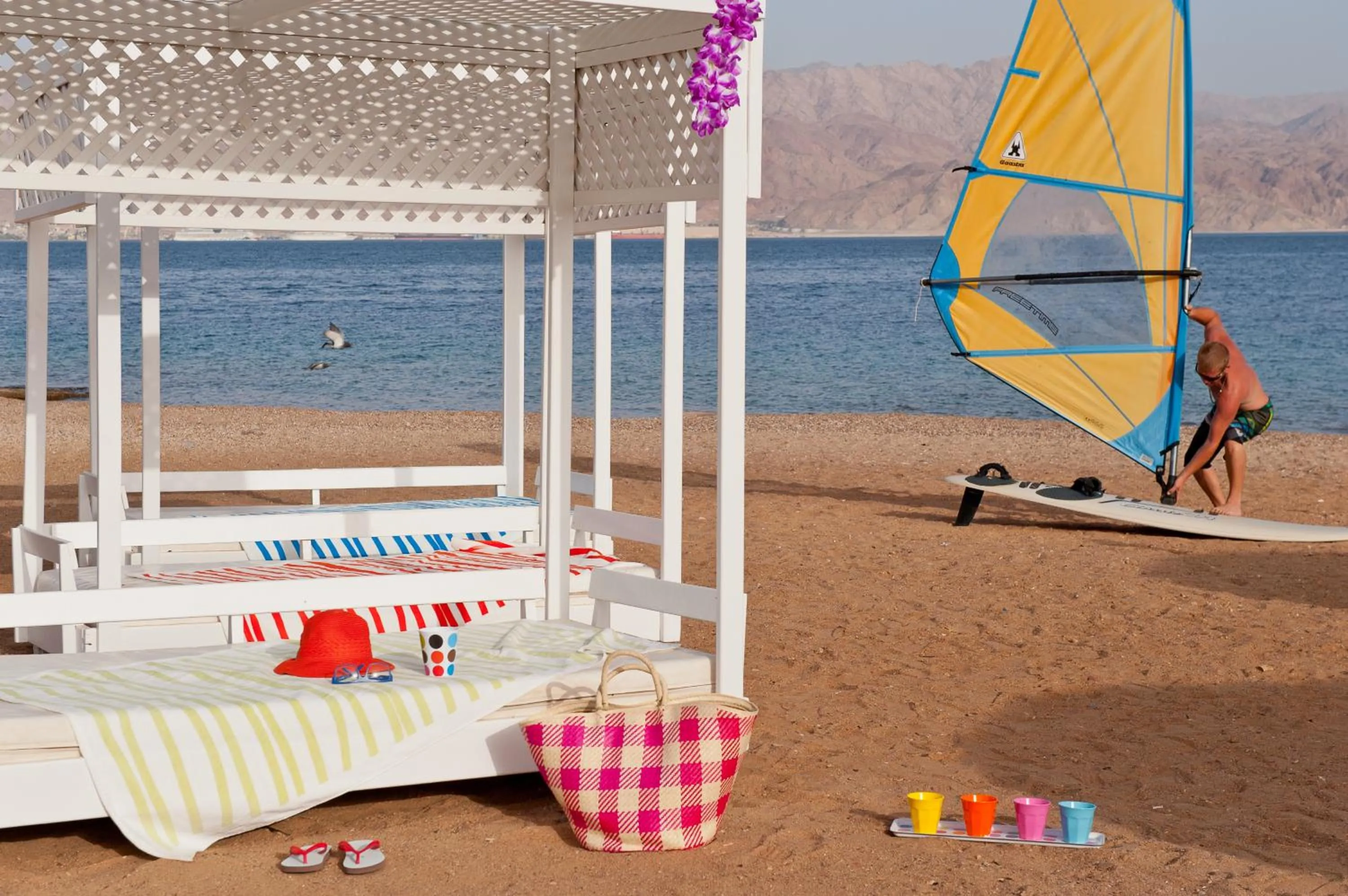 Beach in U Coral Beach Club Eilat – Ultra All inclusive