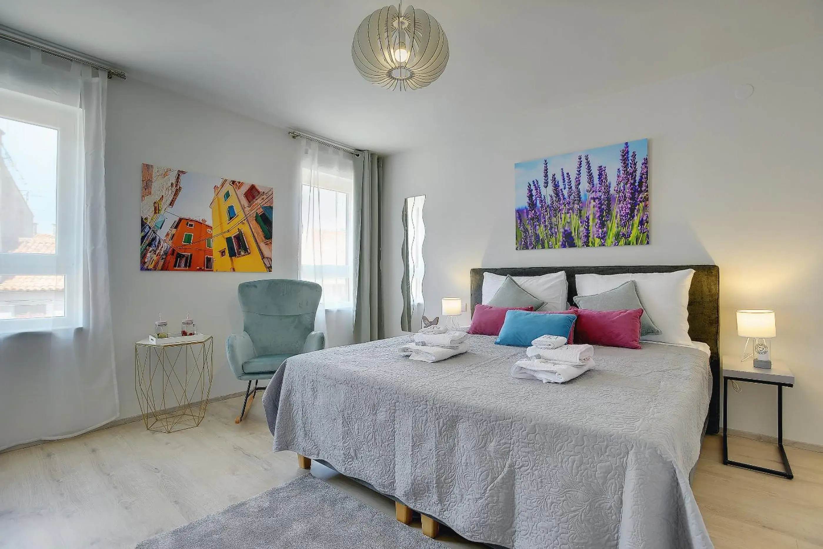 Bedroom, Bed in D&A Amphitheatre Apartments with free parking Bedroom, Bed in D&A Amphitheatre Apartments with free parking