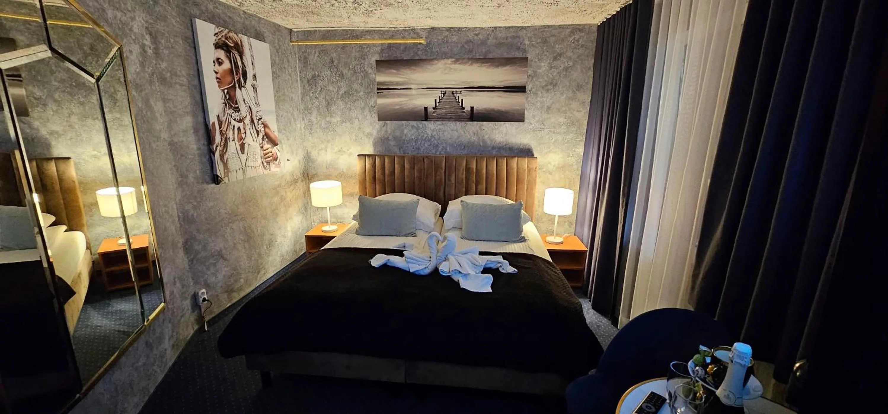 Bed in ZAJAZD ALBATROS Rzeszów SPA