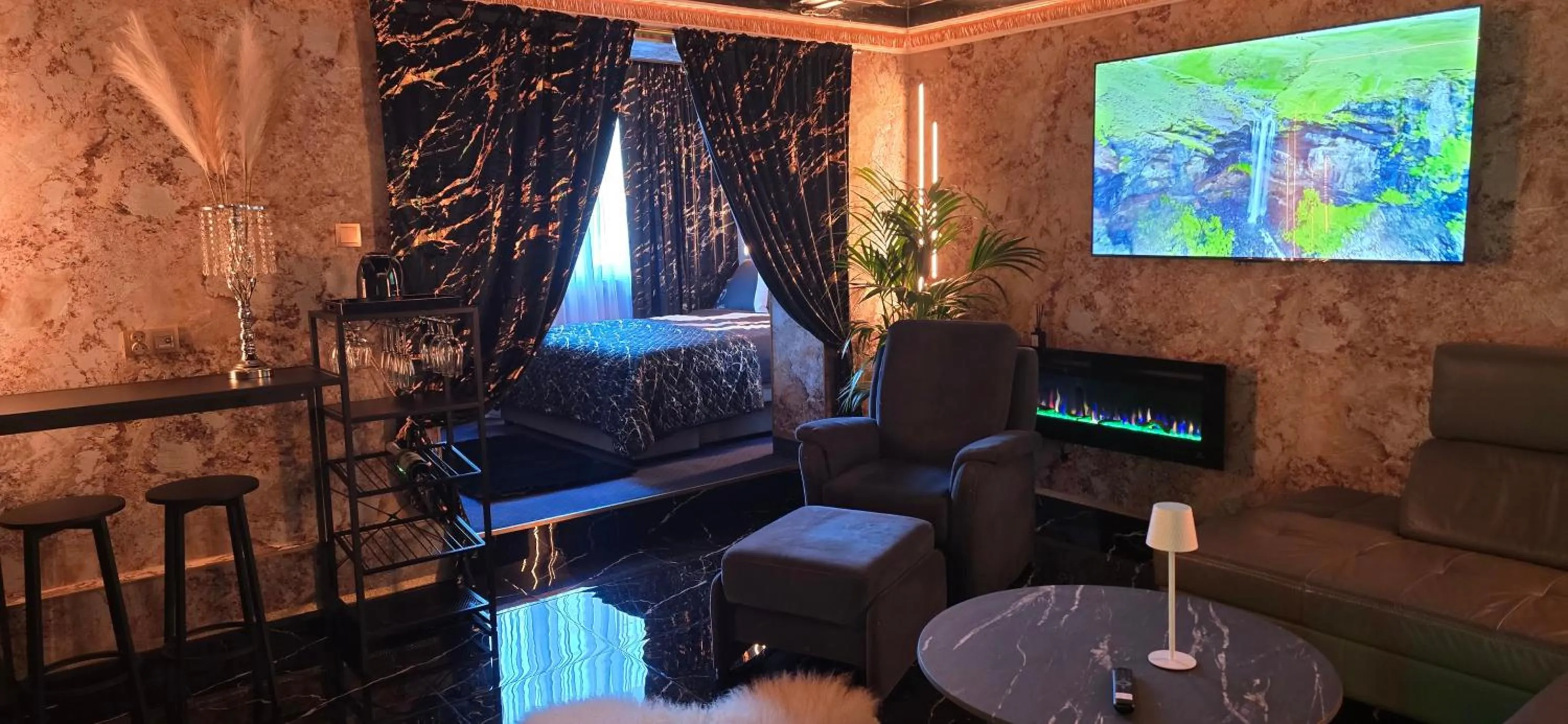 Communal lounge/ TV room in ZAJAZD ALBATROS Rzeszów SPA