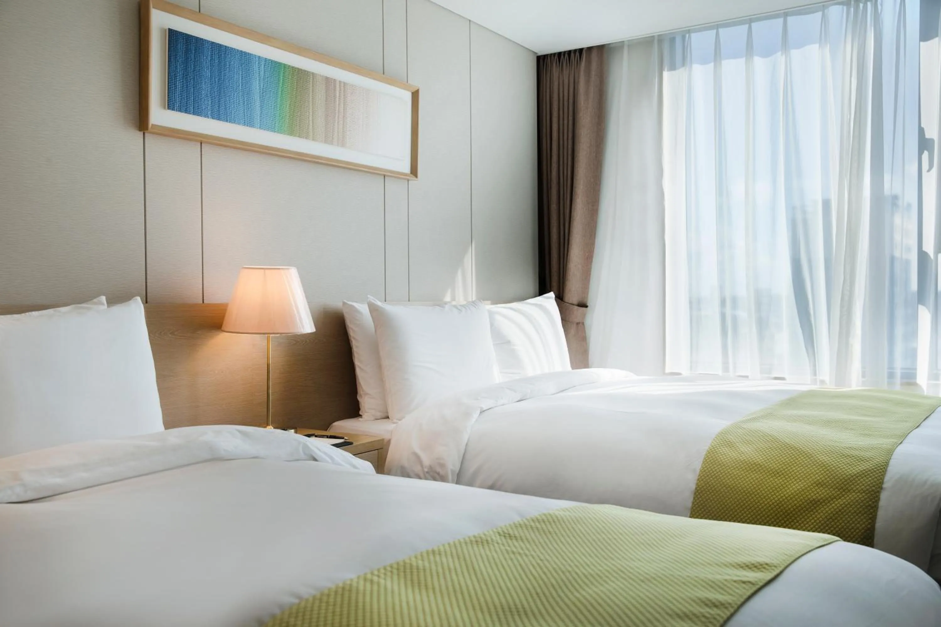 Bed in Hotel Winstory