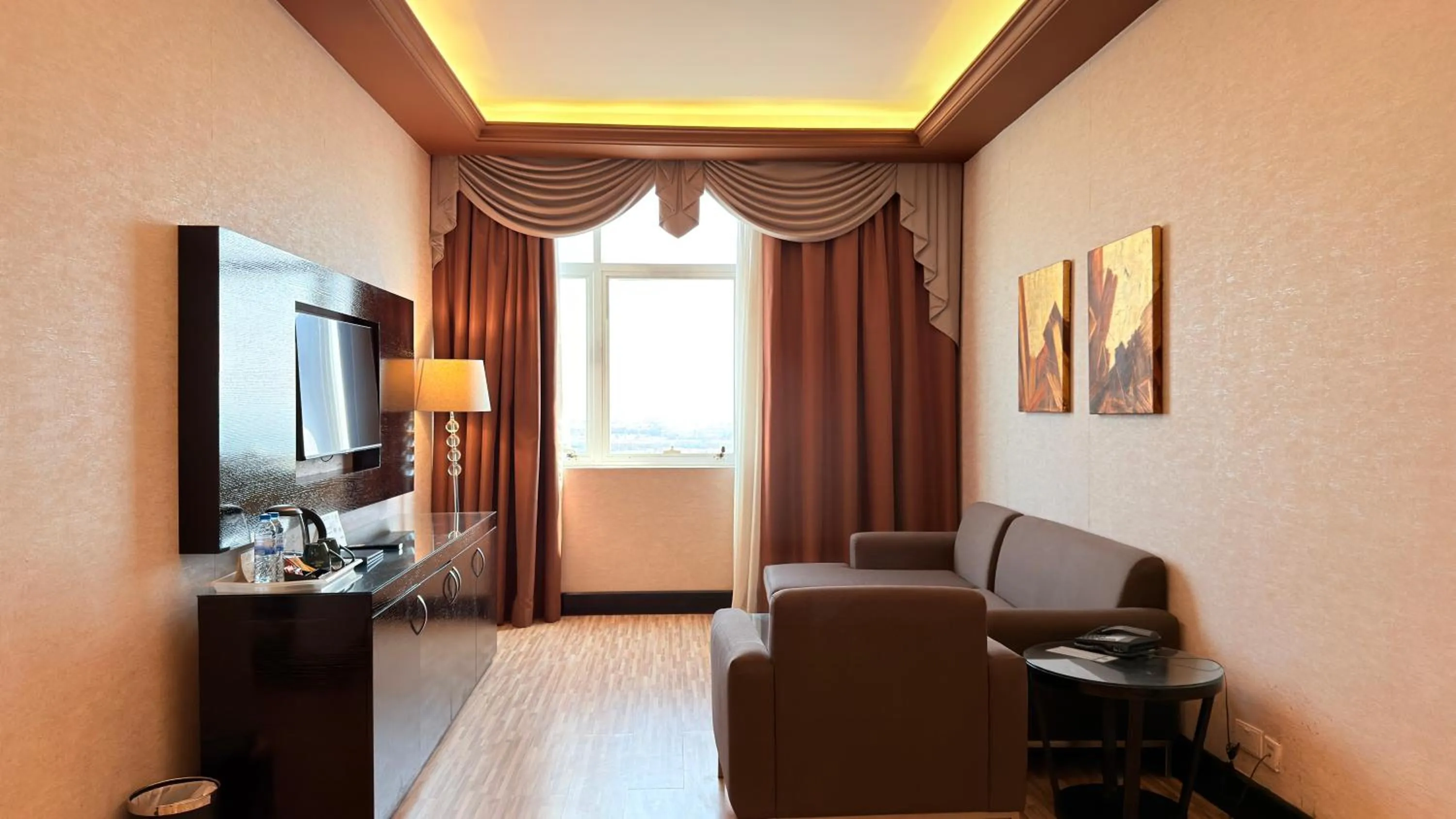 Bed in Sunday Mangrove Corniche Hotel, Ras Al Khaimah