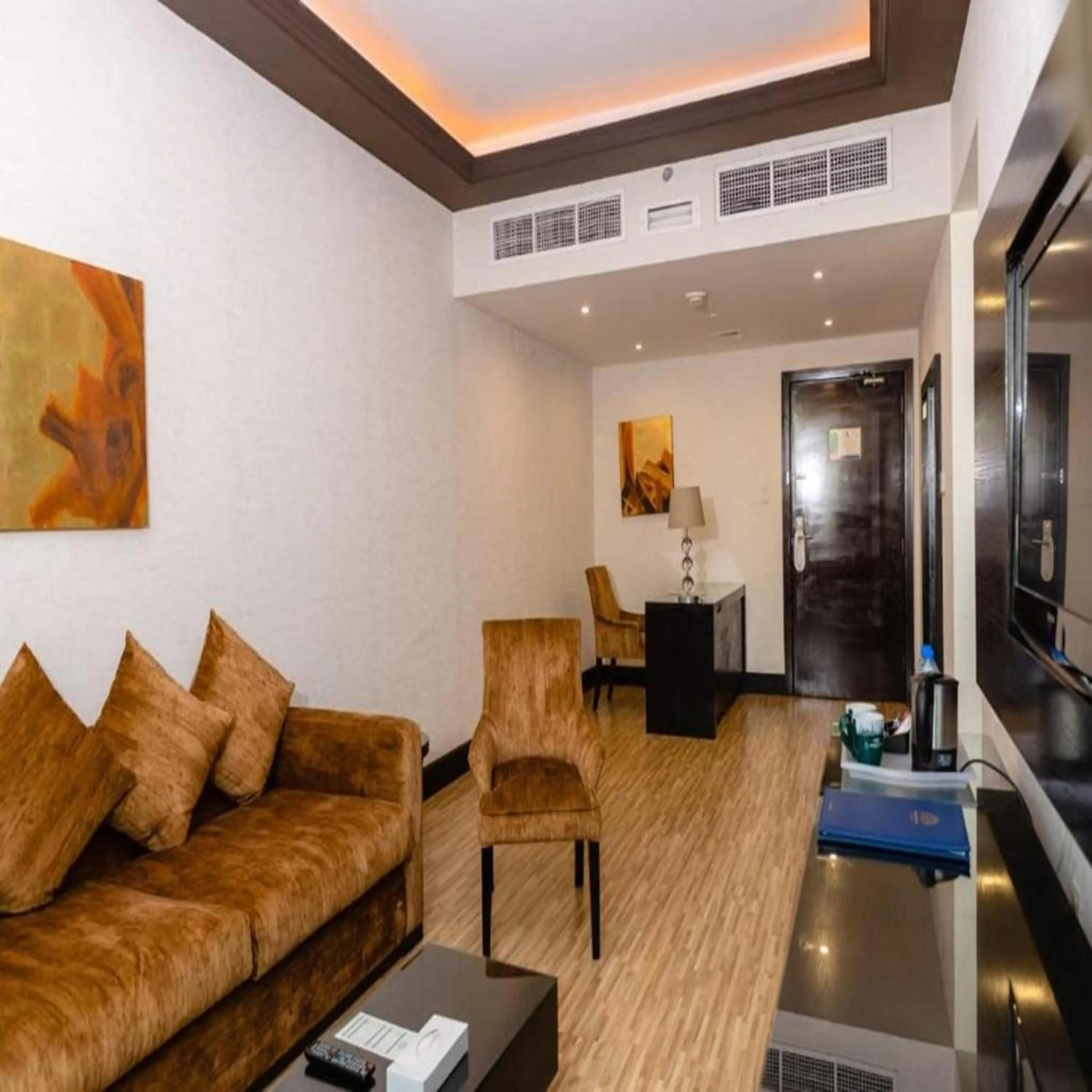 Seating area in Sunday Mangrove Corniche Hotel, Ras Al Khaimah