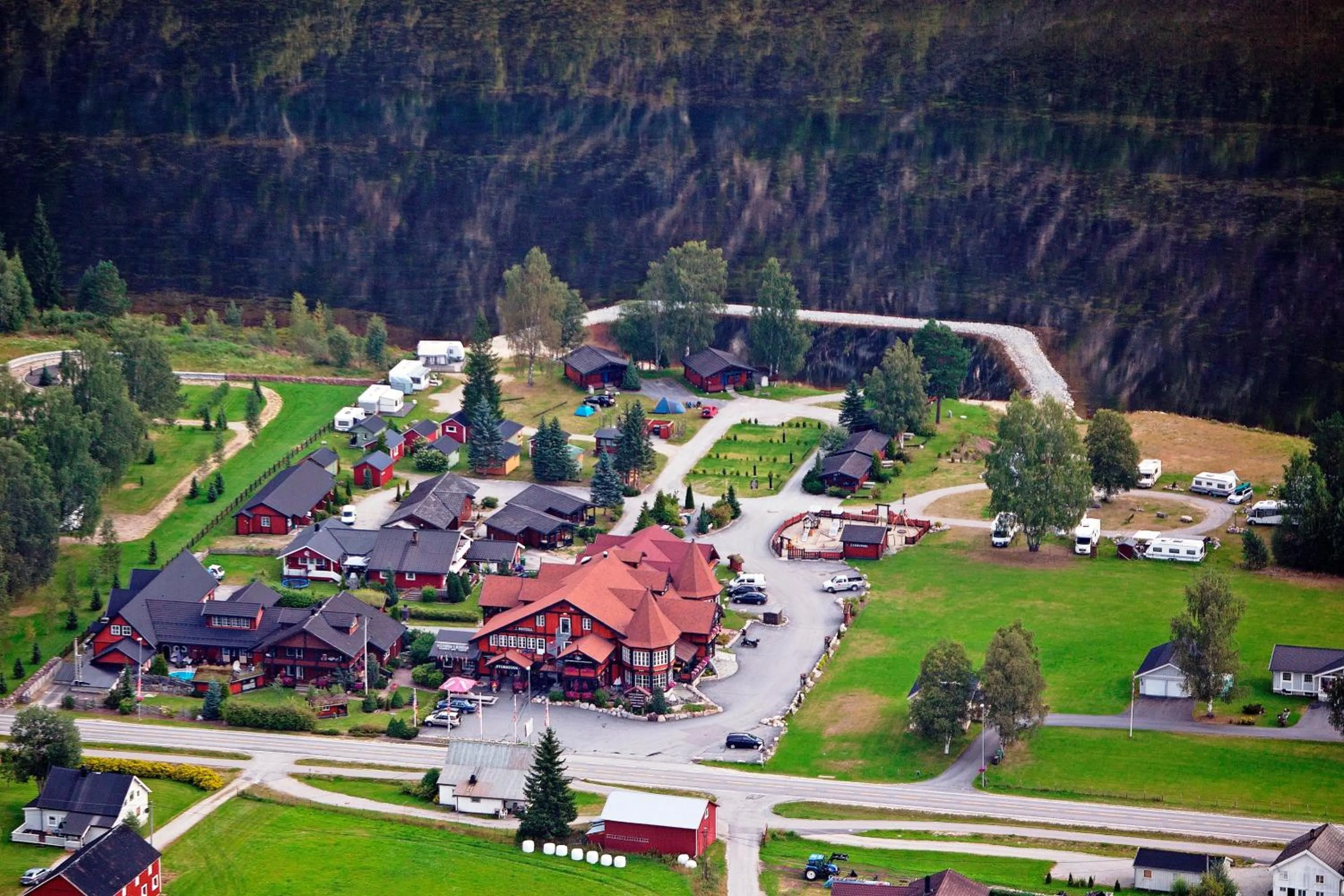 Bird's eye view in Sølvgarden Hotel