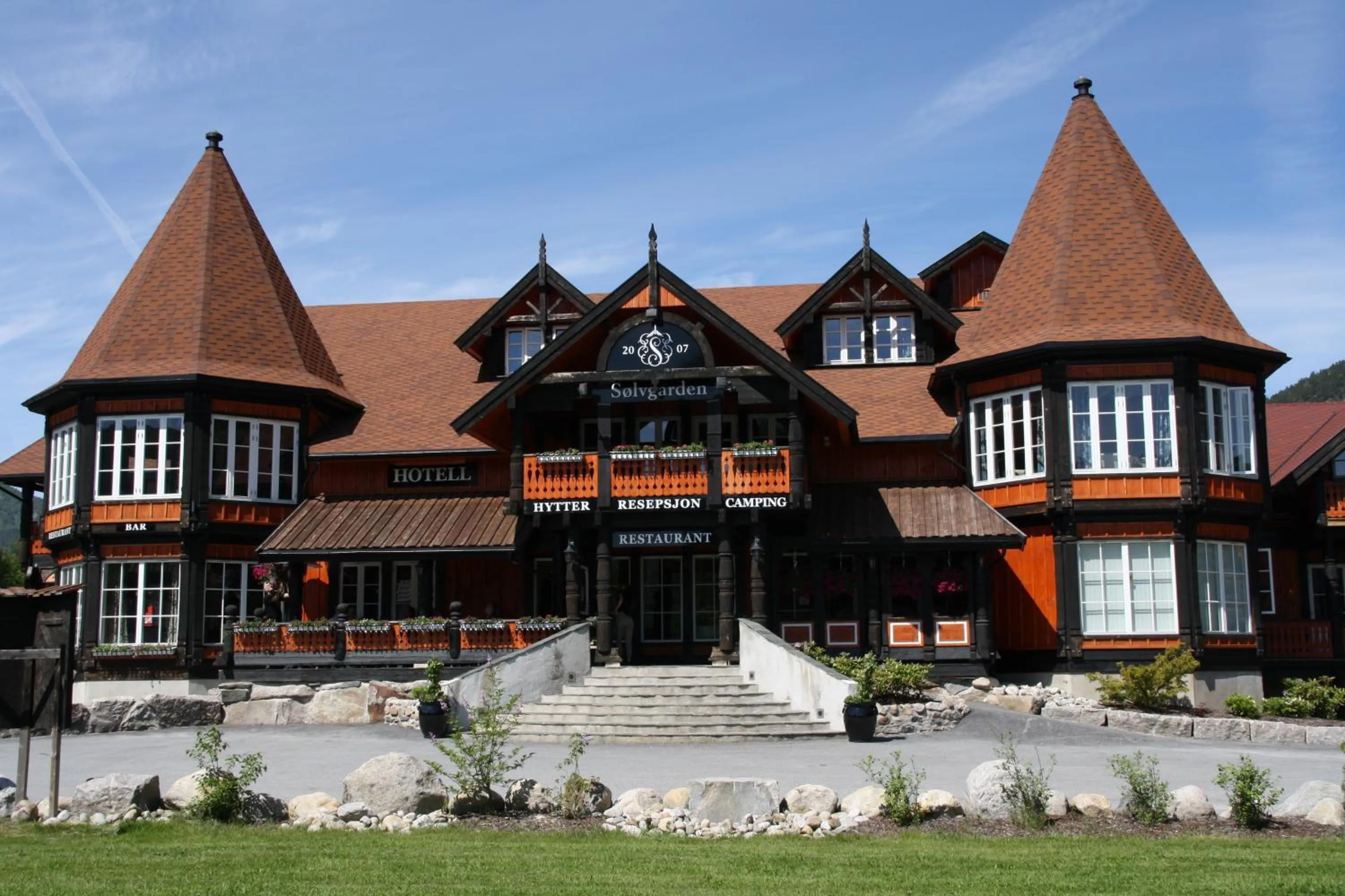Facade/entrance in Sølvgarden Hotel