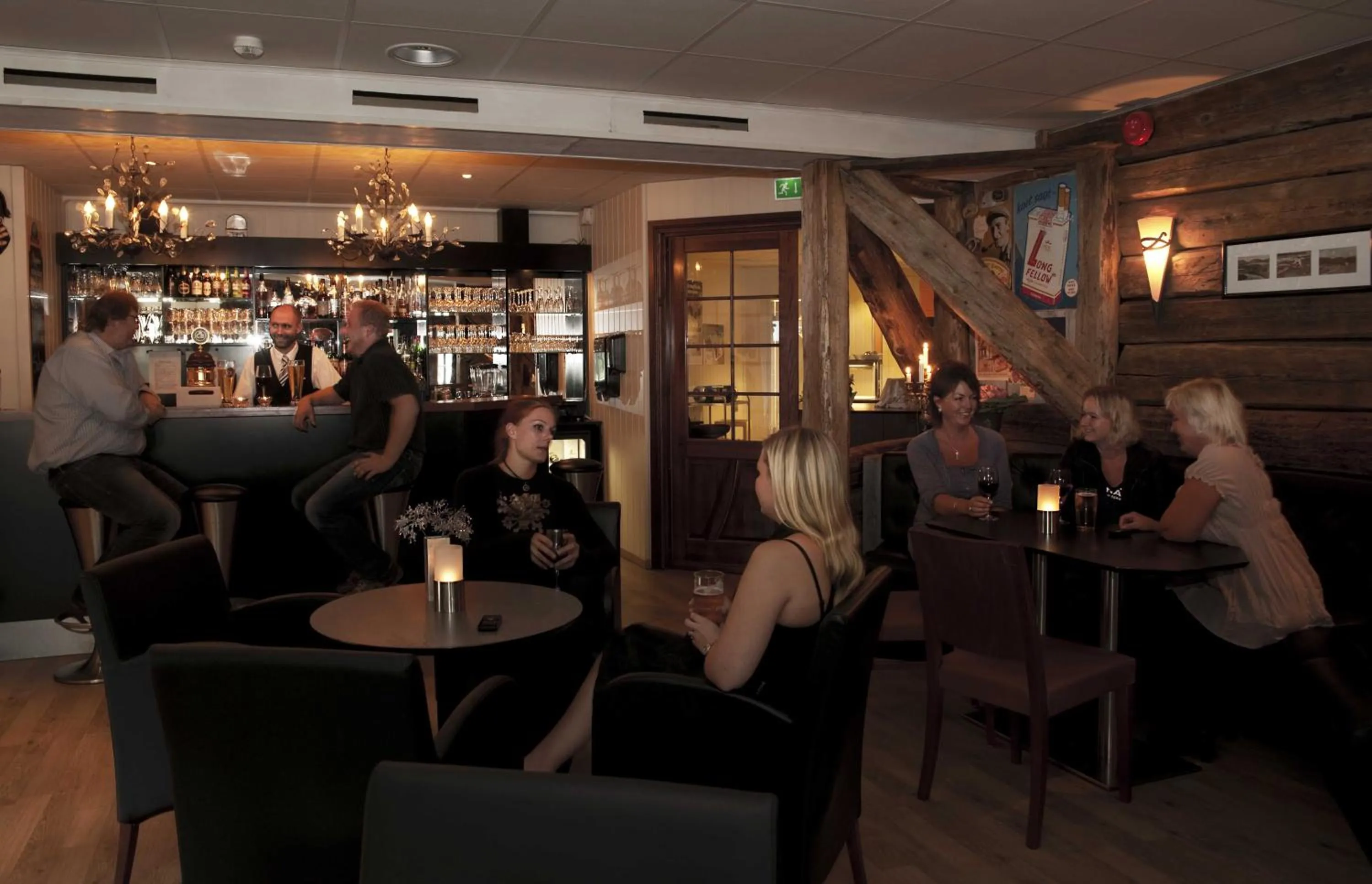 Lounge or bar in Sølvgarden Hotel