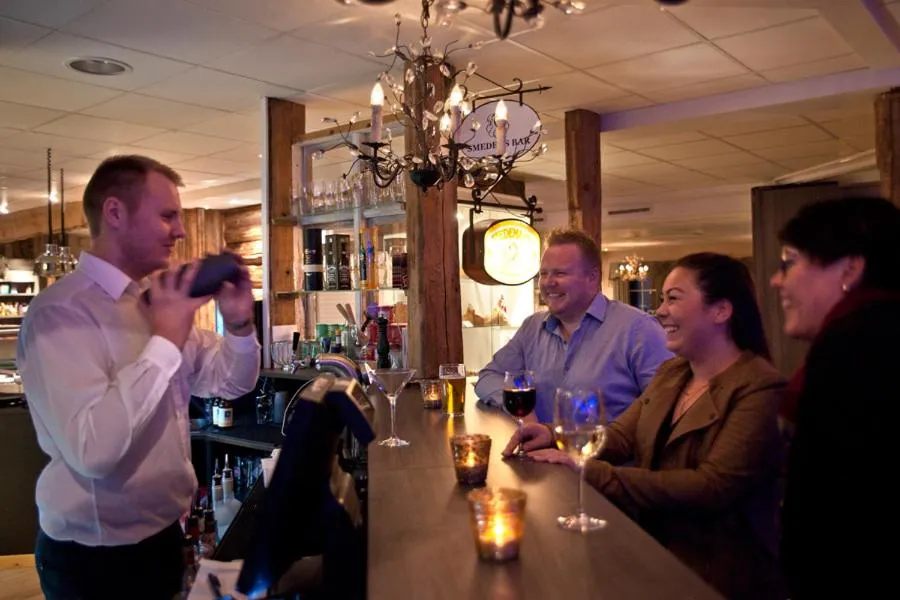 Lounge or bar in Sølvgarden Hotel