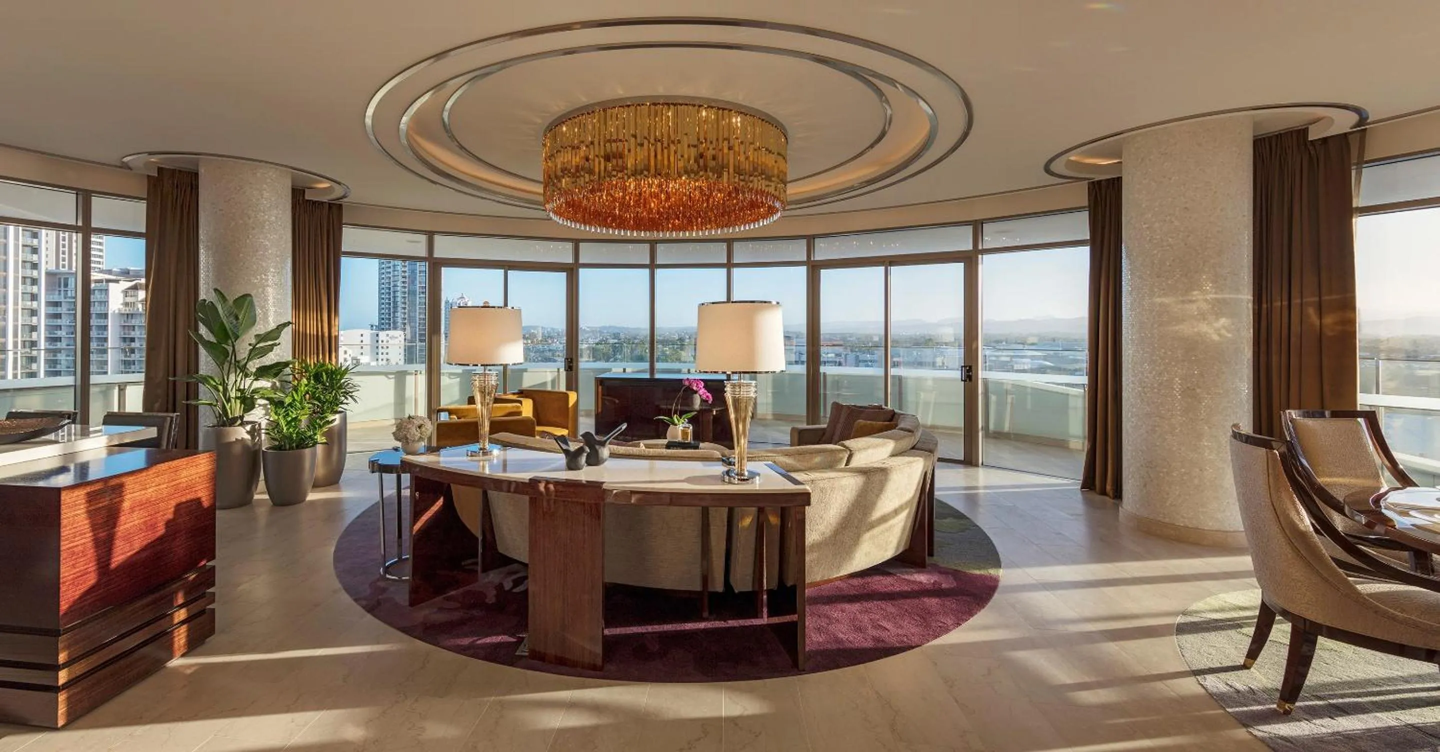 Living room in The Darling at The Star Gold Coast