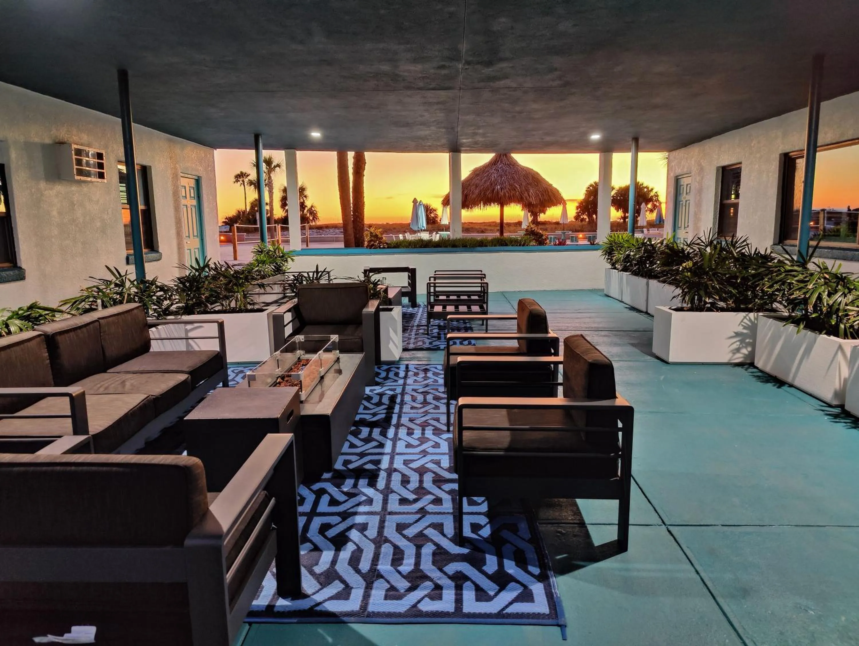 Seating area in Tahitian Beach Resort