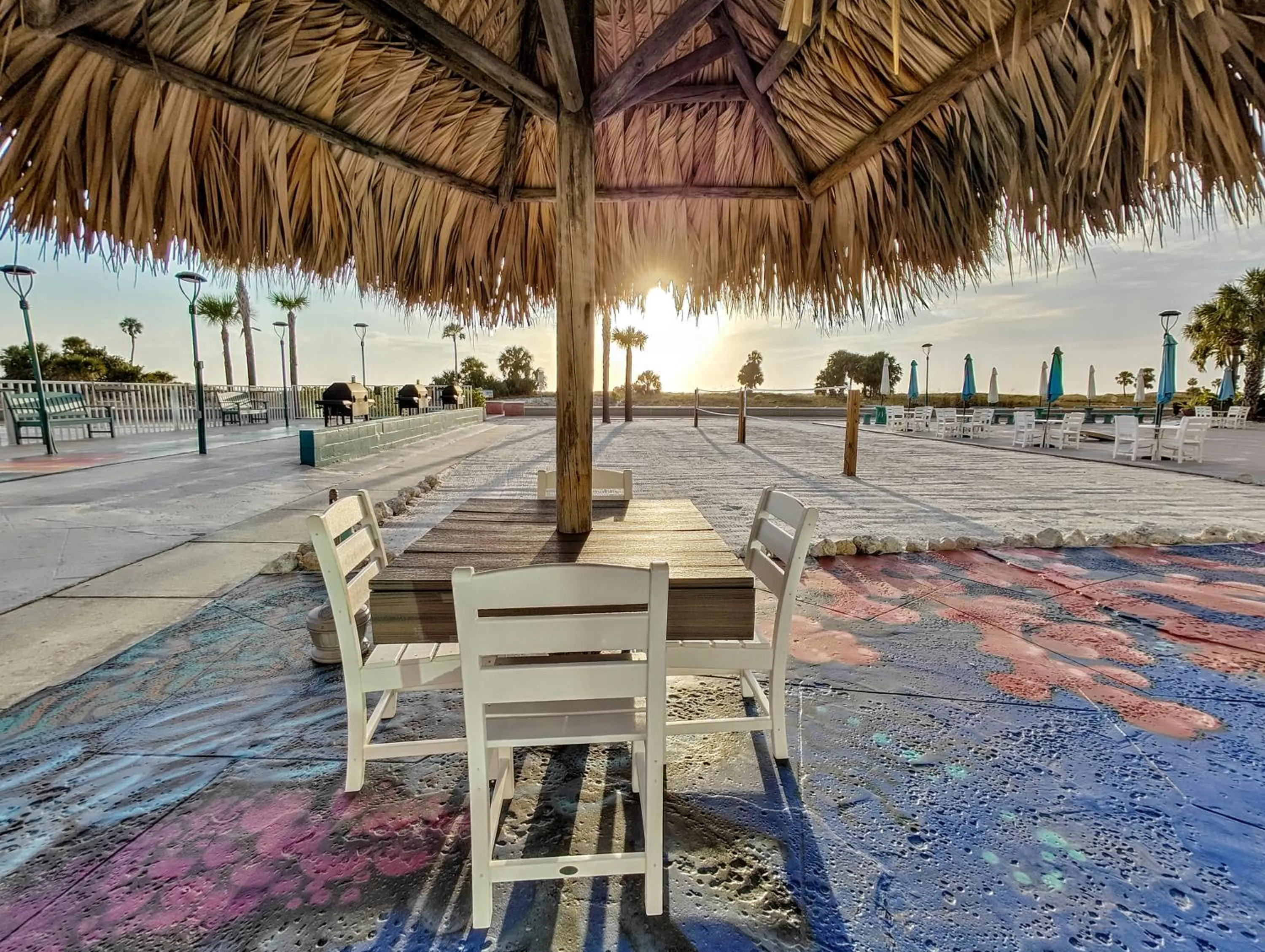 Patio in Tahitian Beach Resort