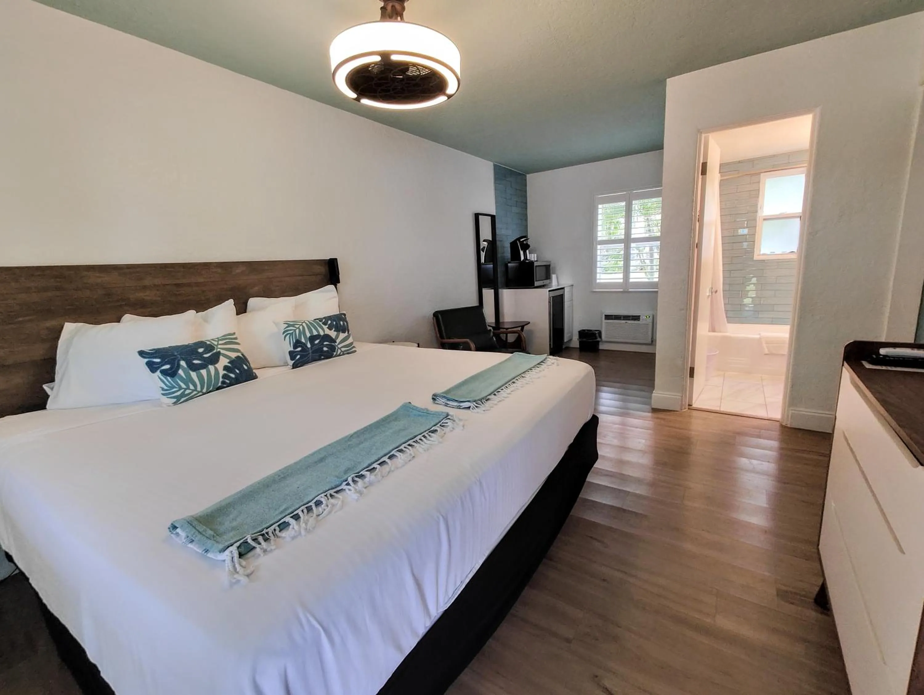 Bed in Tahitian Beach Resort