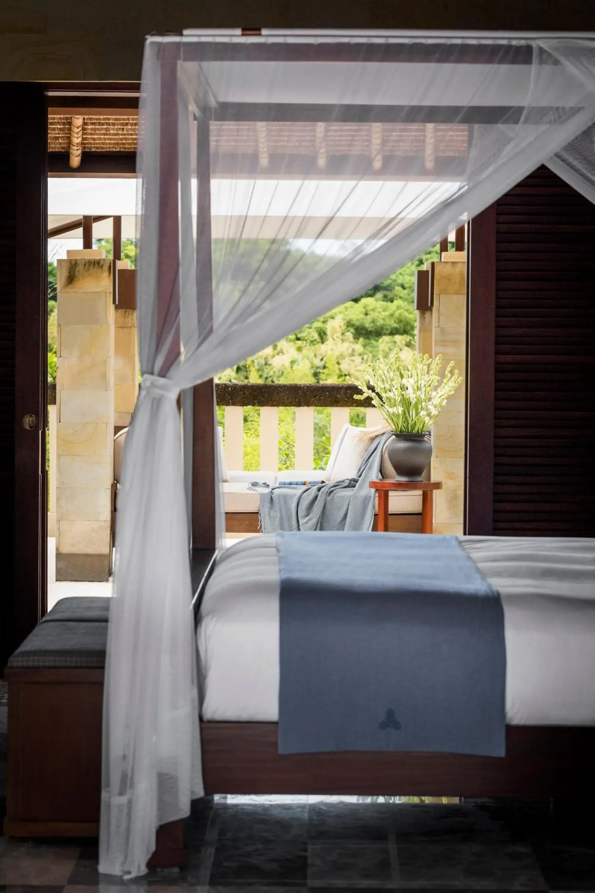 Bed in REVĪVŌ Wellness Resort Nusa Dua Bali