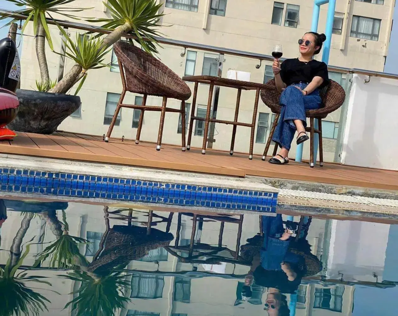 Swimming pool in Phuong Tran Apartment and Hotel Swimming pool in Phuong Tran Apartment and Hotel